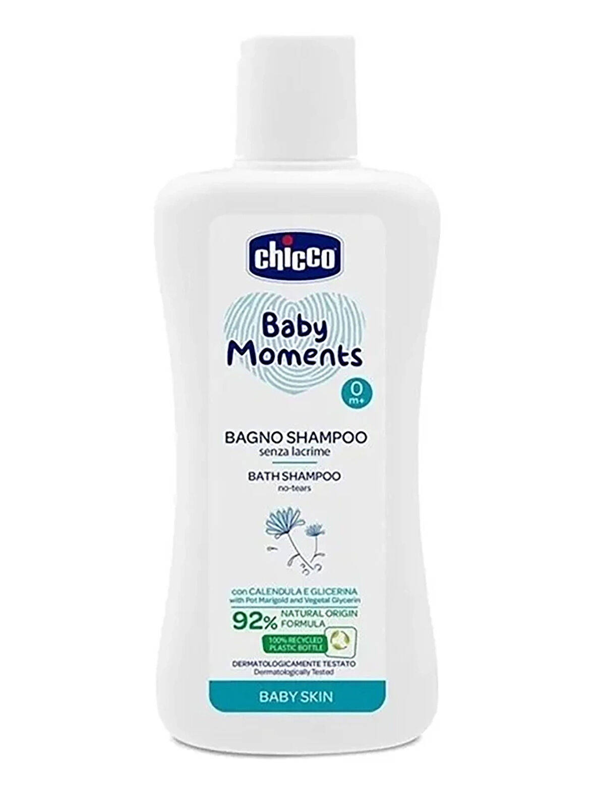 Chicco Baby Moments Doğal Saç ve Vücut Şampuan 200 ml