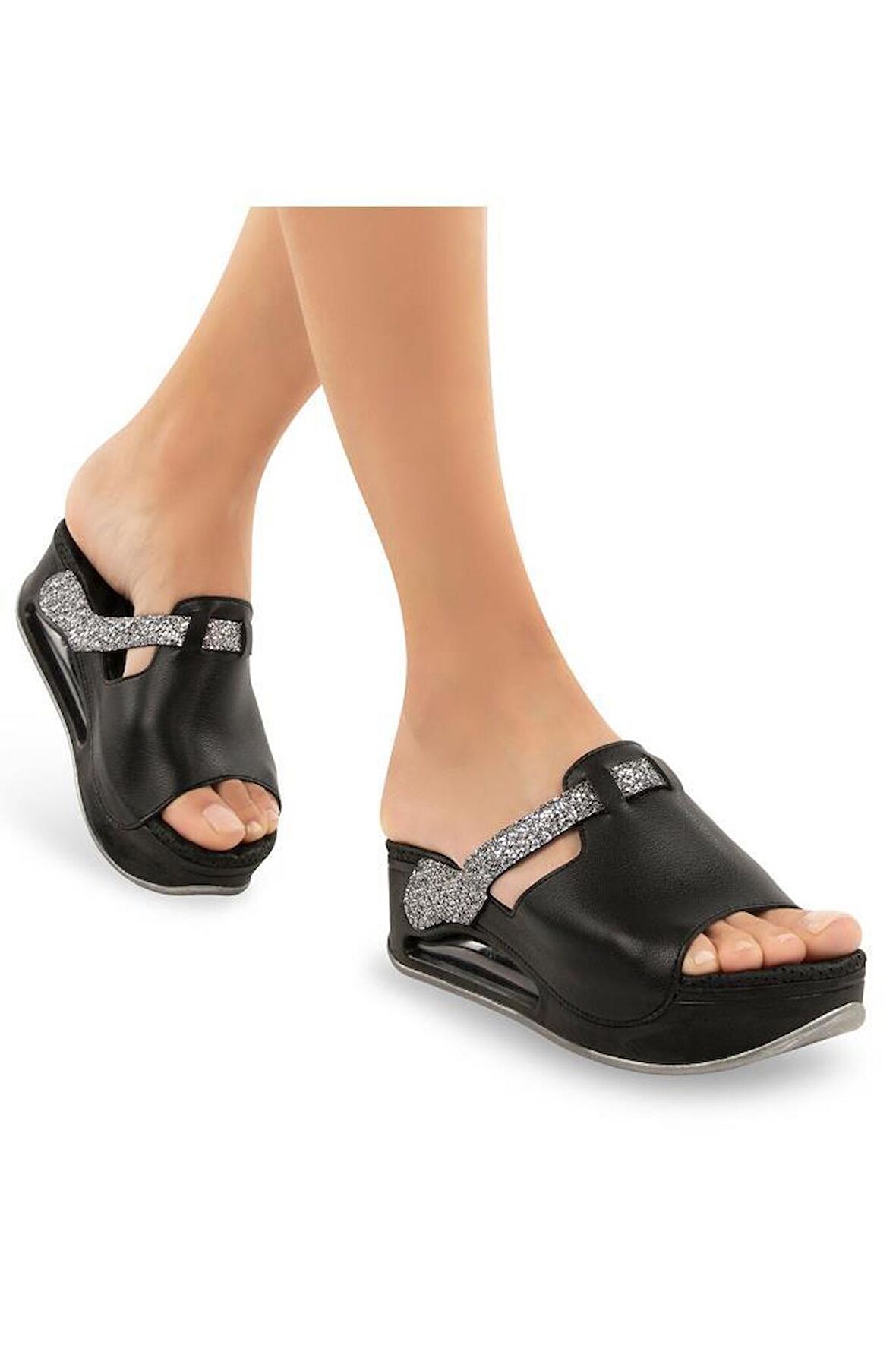 Muya Libra Air Max Anatomik Taban Kadın Terlik Siyah 36-40 