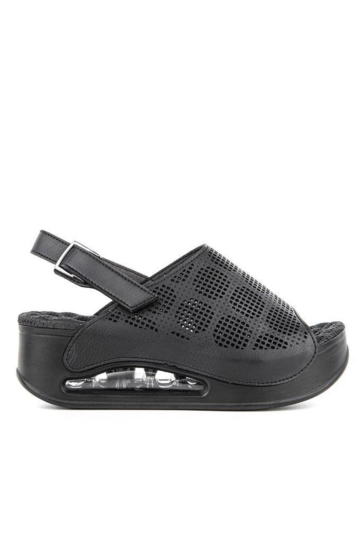 Muya Jambe 34221-001 Air-Max Taban Kadın Sandalet Siyah 36-40 