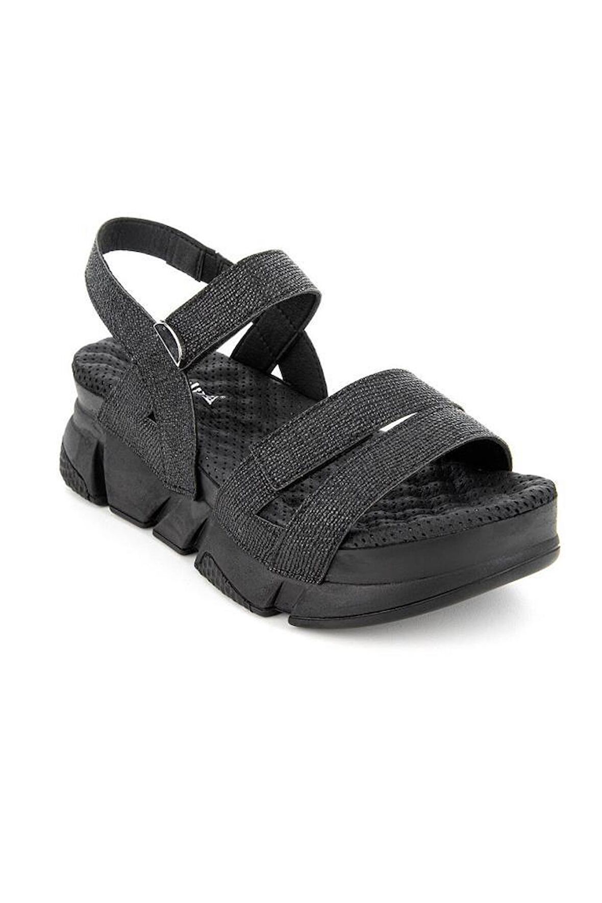 Muya Olimba 34201-001 Anatomik Taban Kadın Sandalet Siyah 36-40 