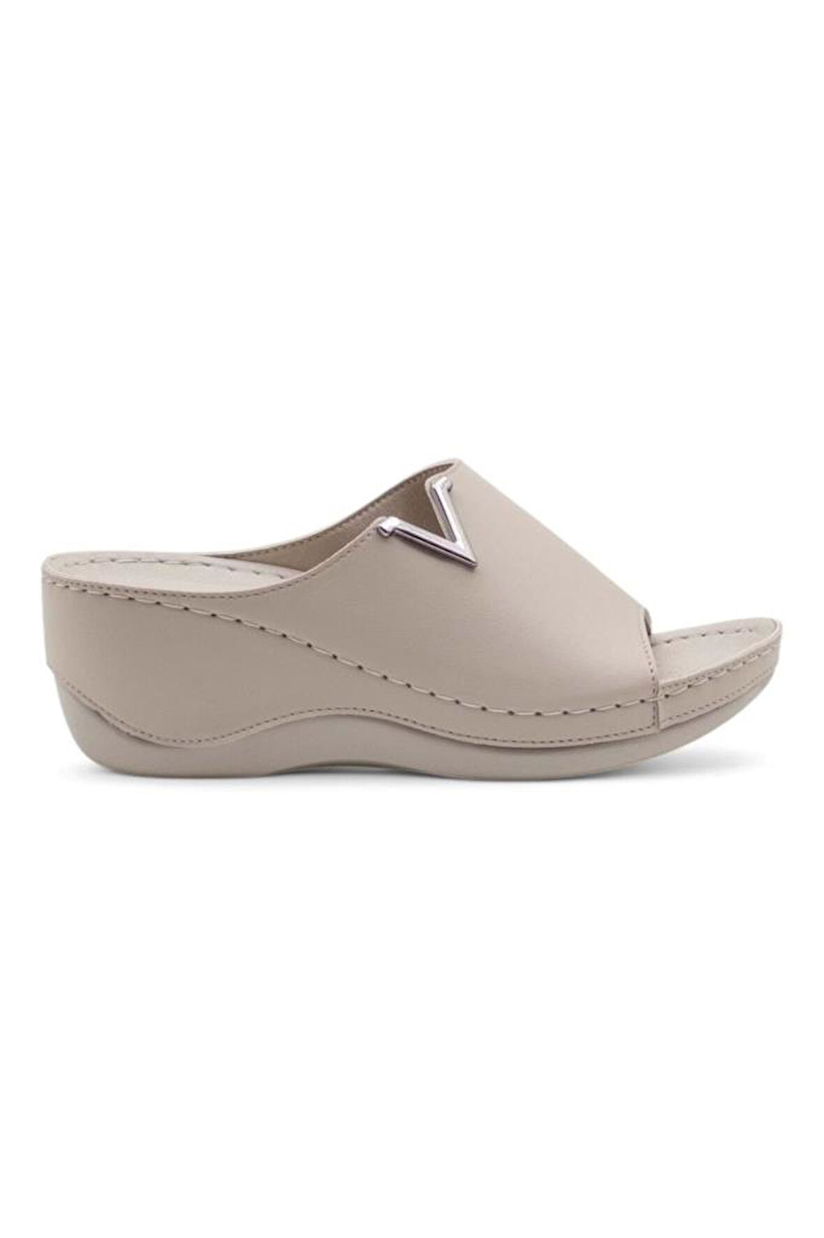Muya Perla 31148-045 Anatomik Taban Kadın Terlik Krem 36-40 