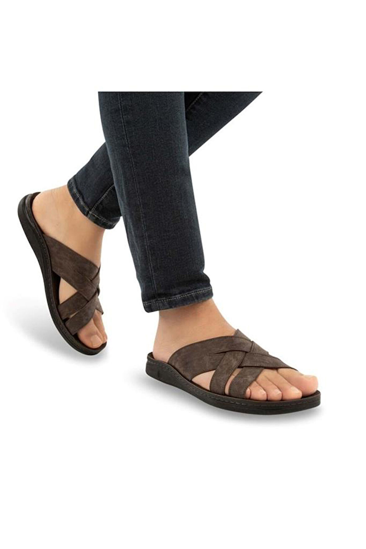 Muya Tiger 31318-004 Anatomik Taban Erkek Terlik Kahve 40-45 