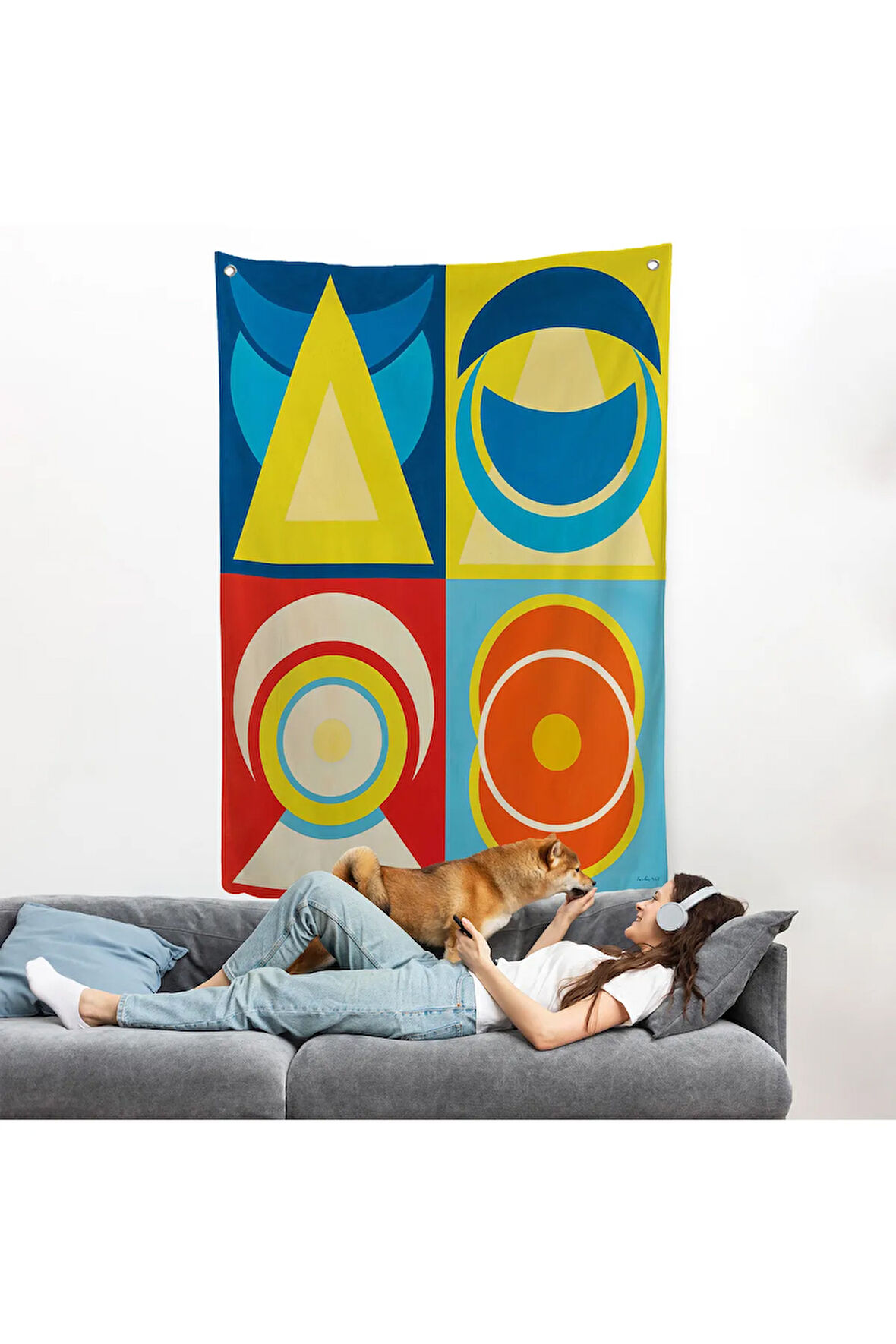 Auguste Herbin - Lune I Duvar Örtüsü-7358