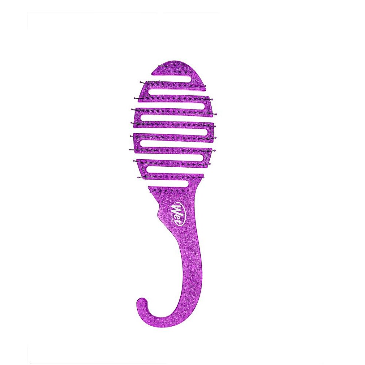 Wet Brush Shower Detangler Purple Glitter