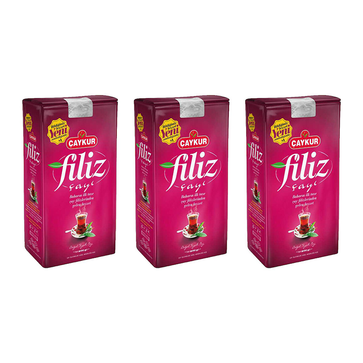 Çaykur Filiz Çayı 200 gr x 3 Adet