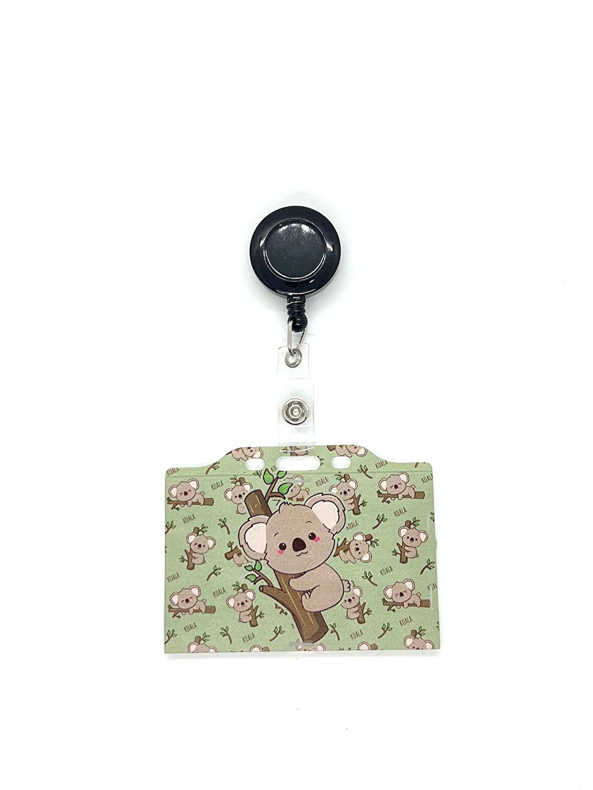 Koala Temalı Yatay Kart Kabı Kart Koruyucu 