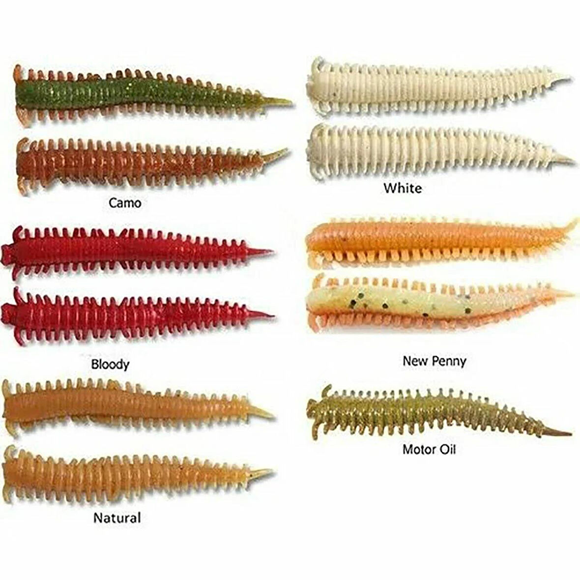 Berkley Gulp White 5cm Saltwater Sandworm 16 adet kokulu lrf silikon