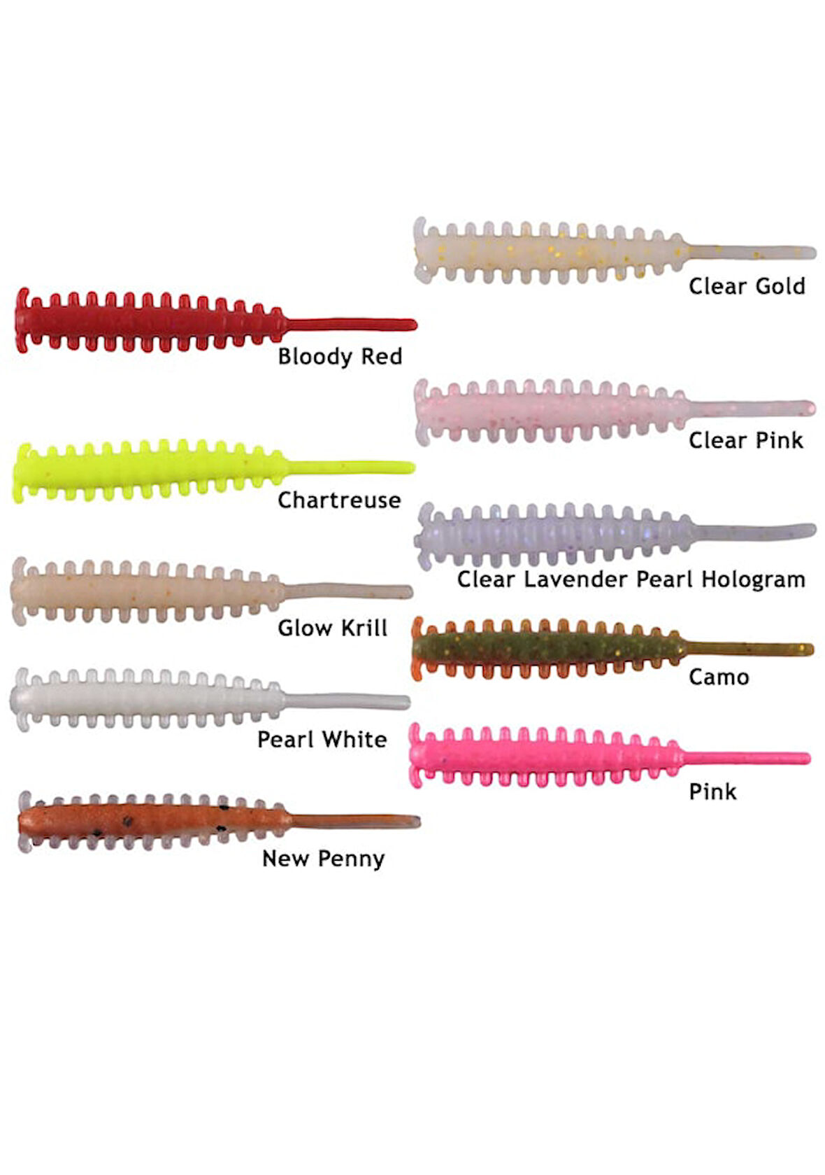 Berkley Gulp Sand Sardine Glow Krill 1.8inc 4.57cm 16p