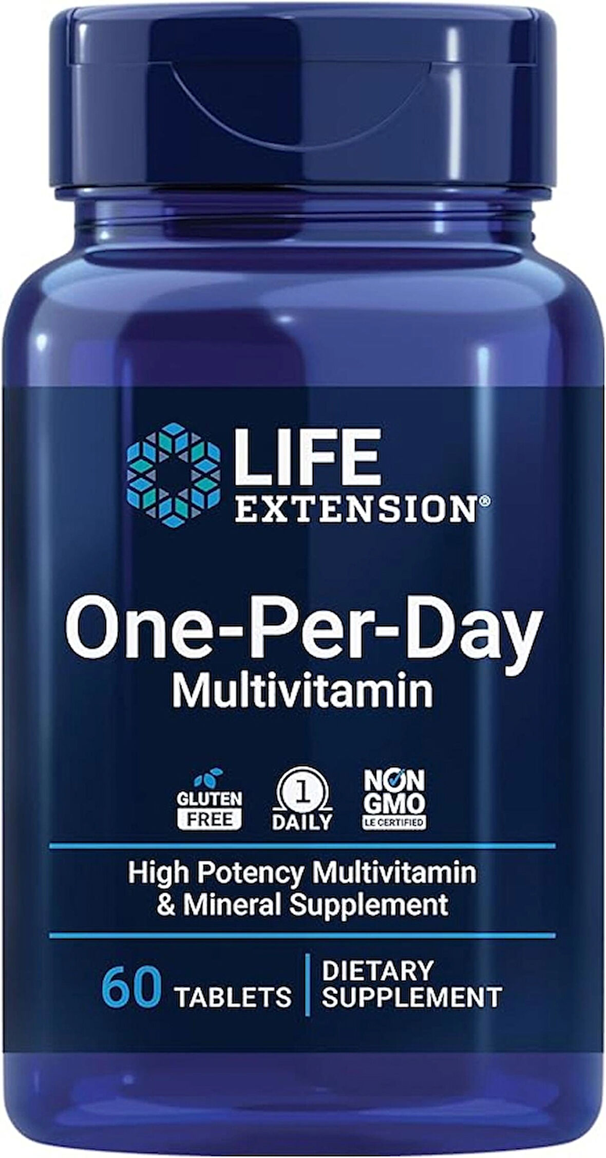 LIFE EXTENSION ONE-PER-DAY MULTIVITAMIN 60 TABLETS