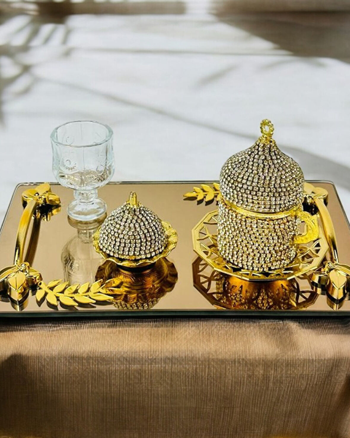 Cherish Söz Kahve Tepsisi