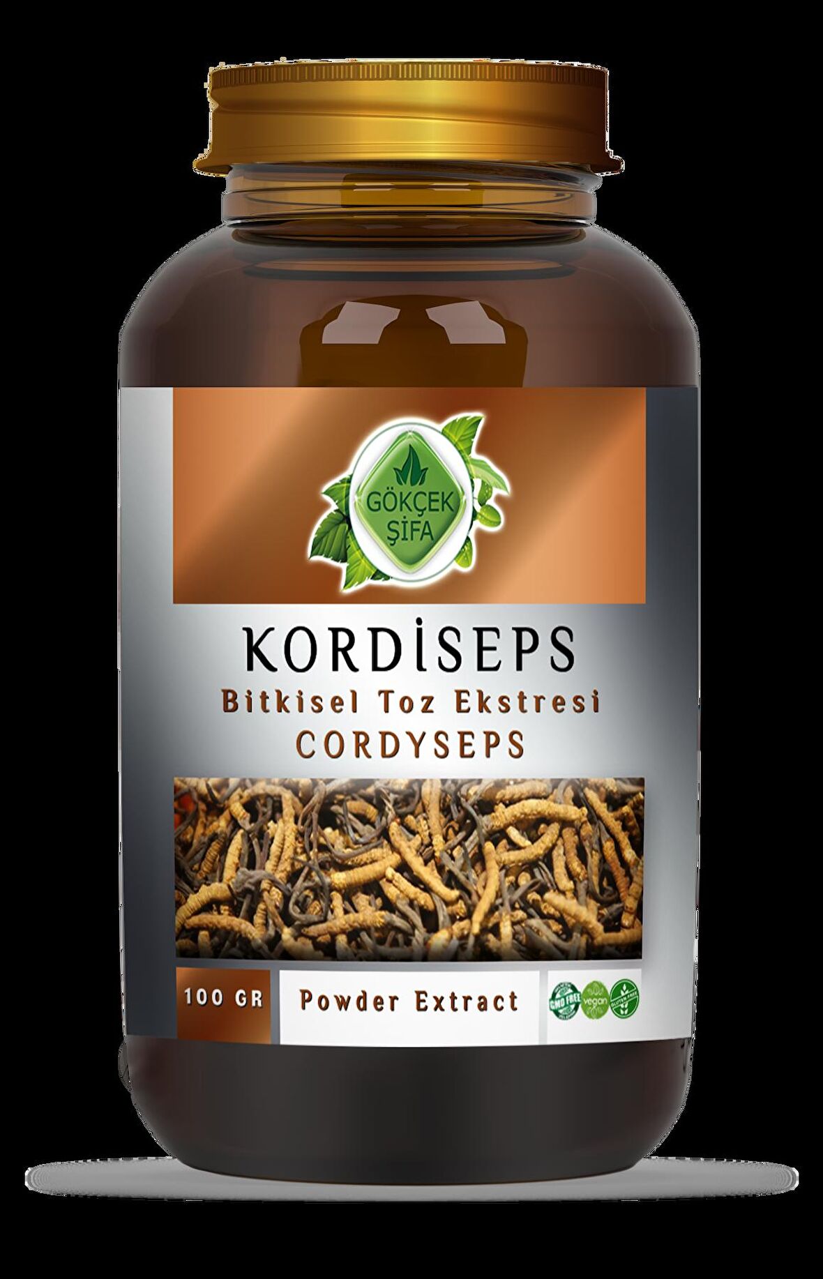 Kordisep Toz Ekstresi 100 Gr Cam Kavanoz