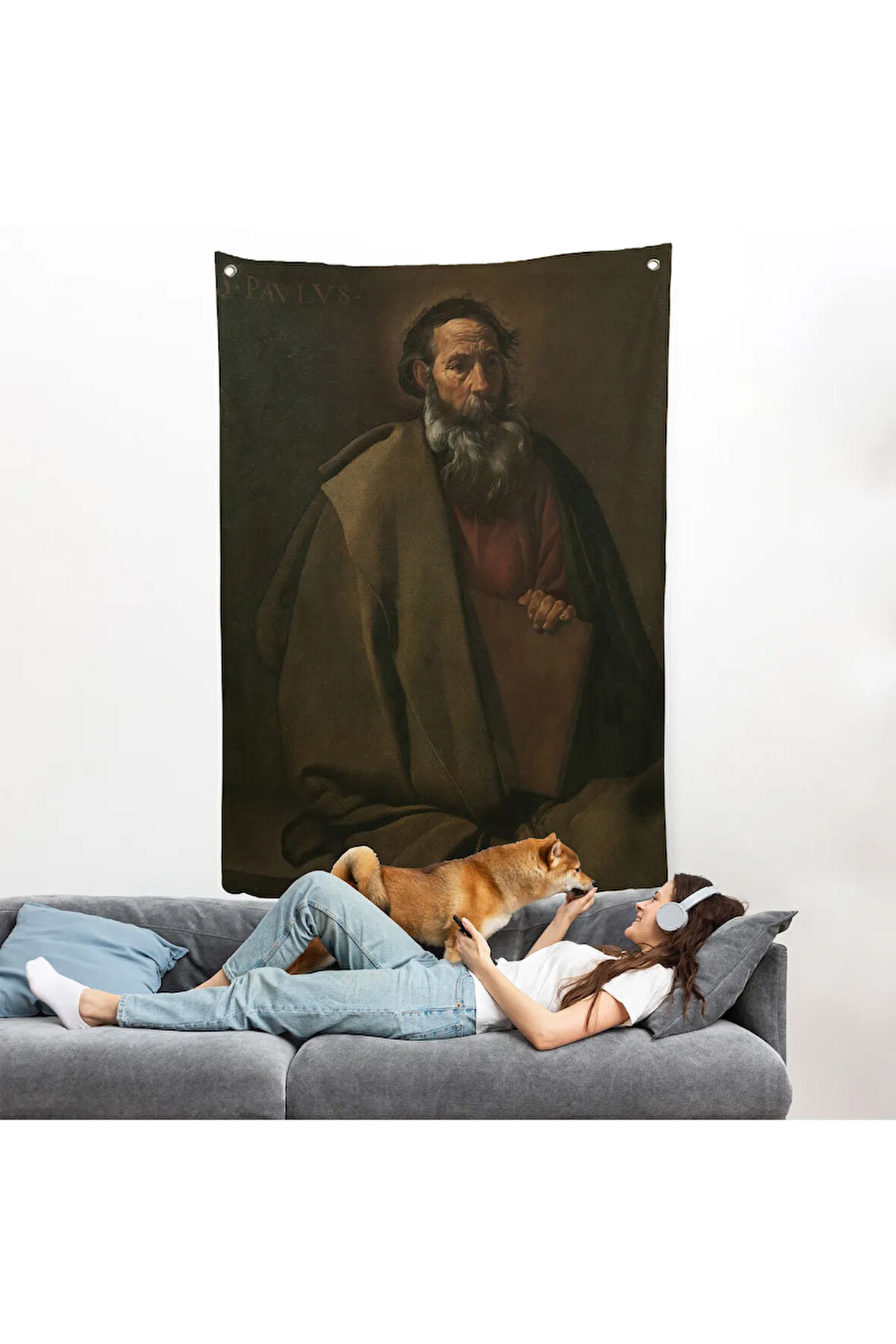 Diego Velázquez - Aziz Paul Duvar Örtüsü-7389