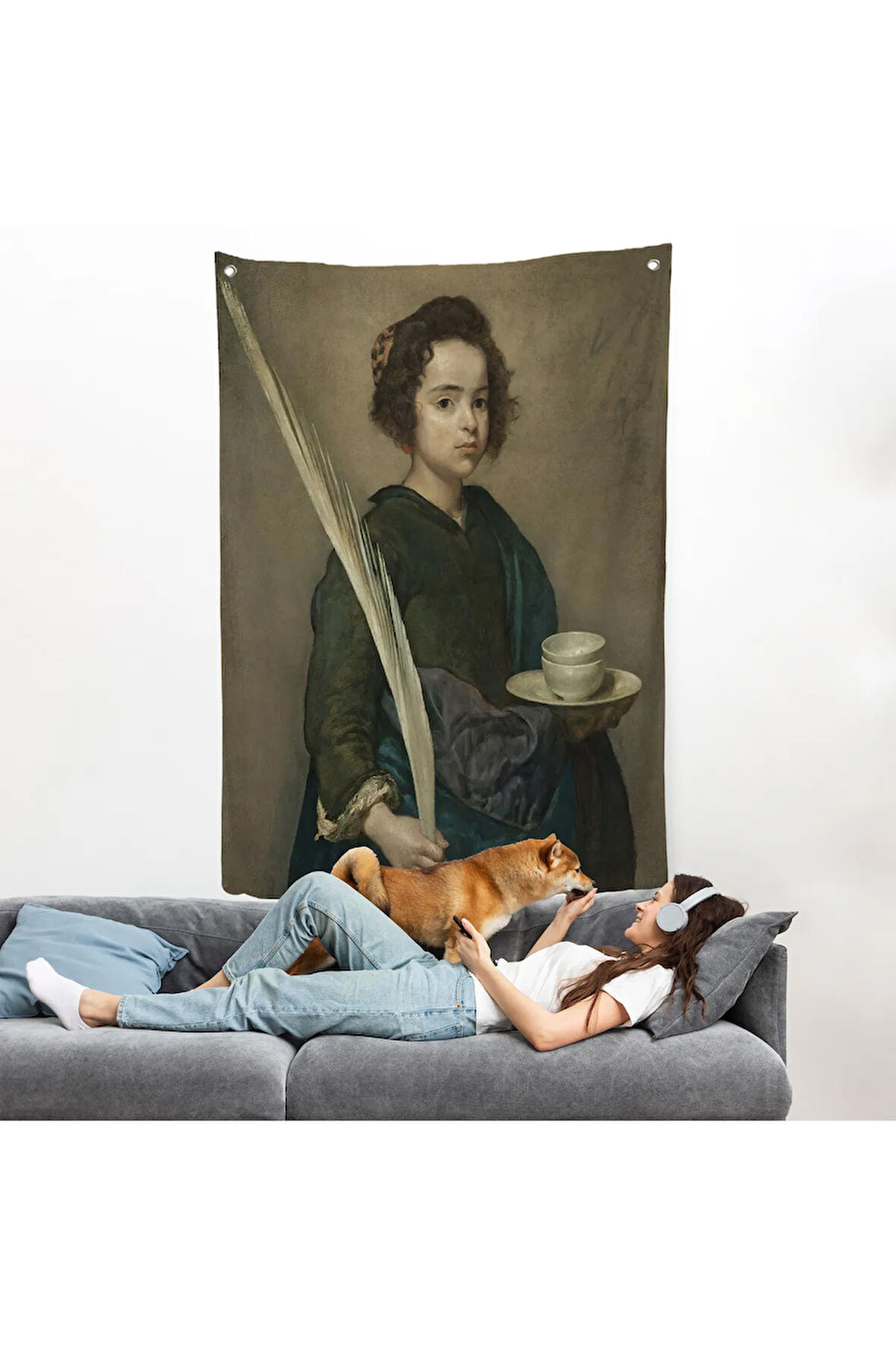 Diego Velazquez - Aziz Rufina Duvar Örtüsü-7390