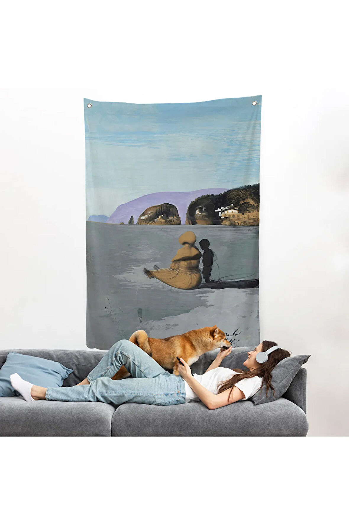 Salvador Dali - Adolescence Duvar Örtüsü-7391