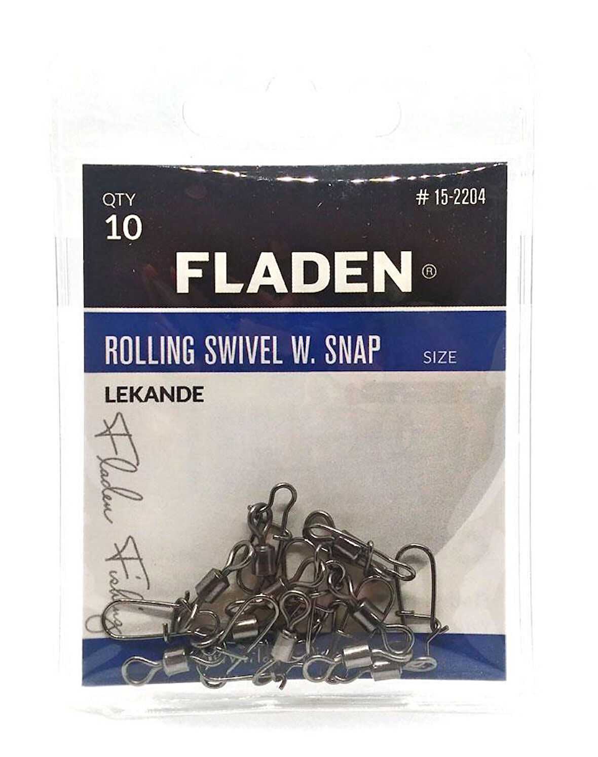 Fladen Lekande Rolling Swivel W.Snap Klipsli Fırdöndü NO:7