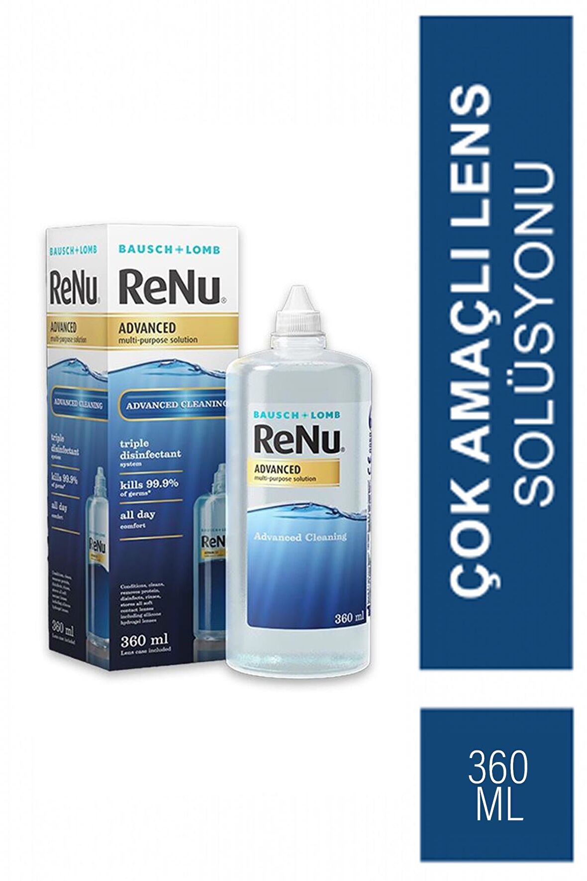 Renu Advanced Çok Amaçlı Lens Solüsyonu 360 ml X 2 ADET