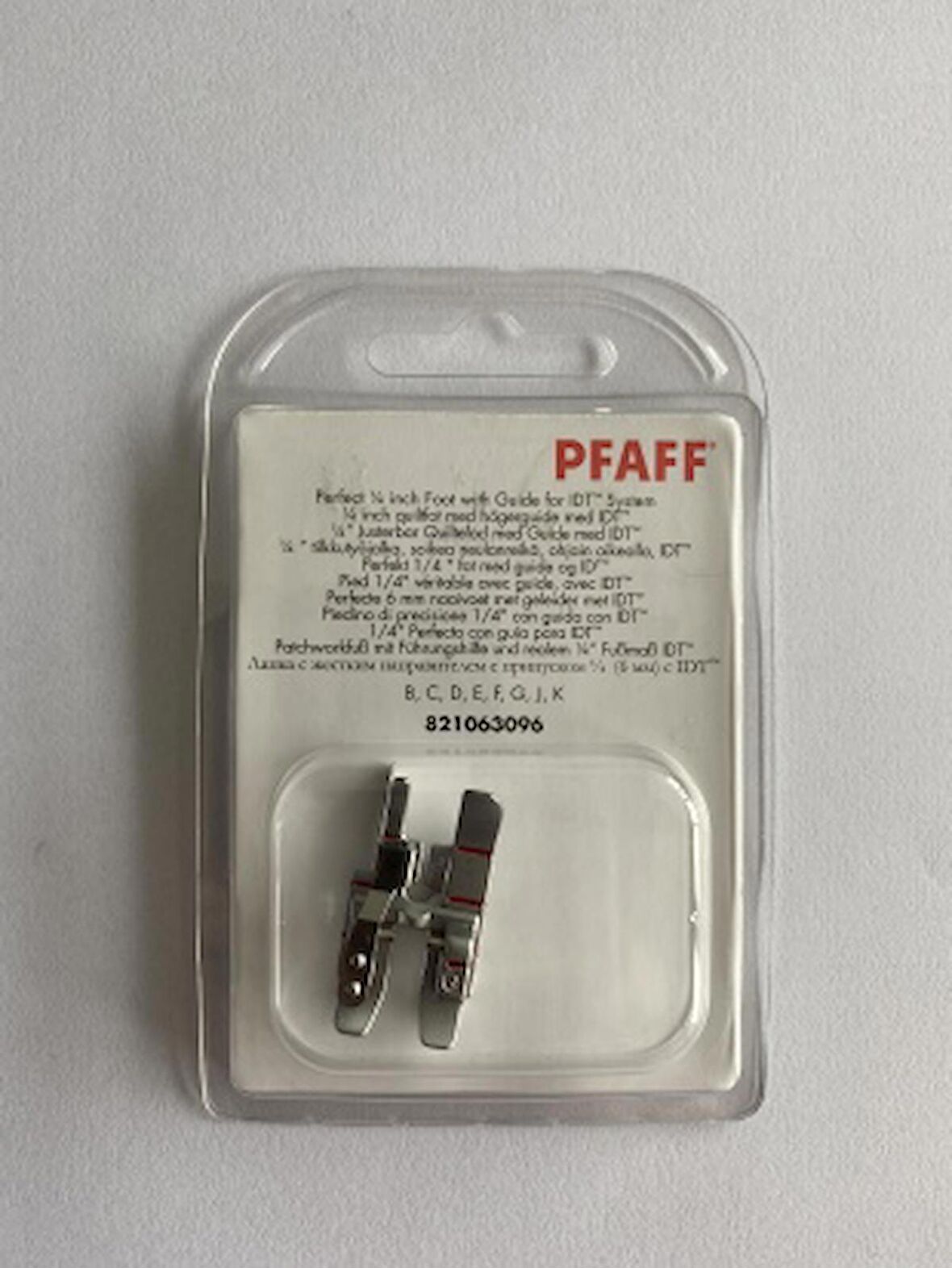 PFAFF KILAVUZLU AYAK 1-4 İNÇ 821063096