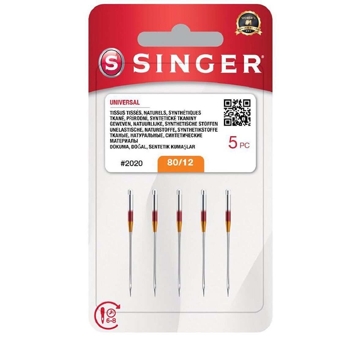 Singer N202011M503 2020 80/12 Standart İğne