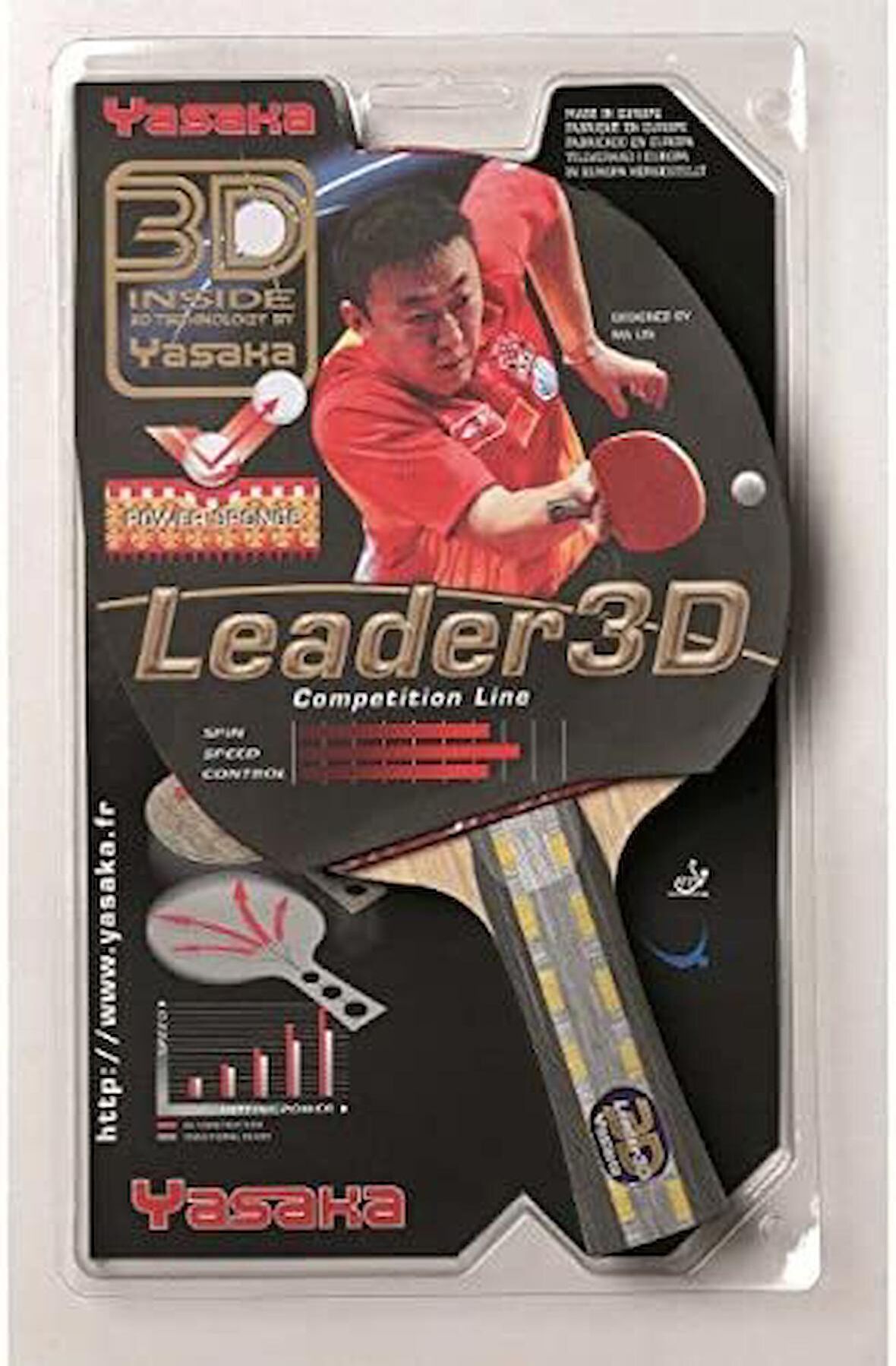 Yasaka Leader 3D ITTF Onaylı Masa Tenisi Raketi