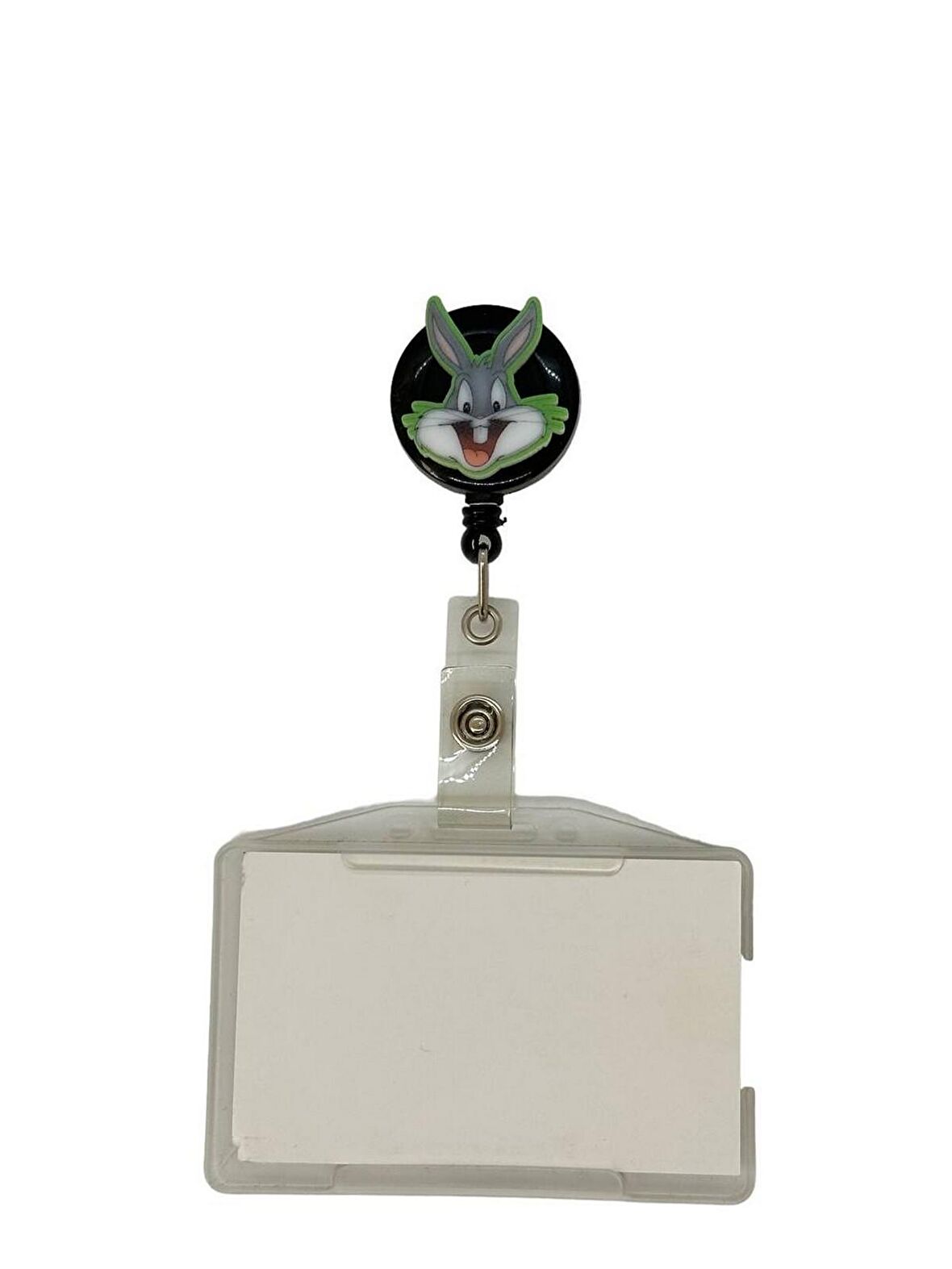 Bugs Bunny Temalı Pleksi Baskılı Yoyo Kartlık Yoyo Yaka Kartlığı