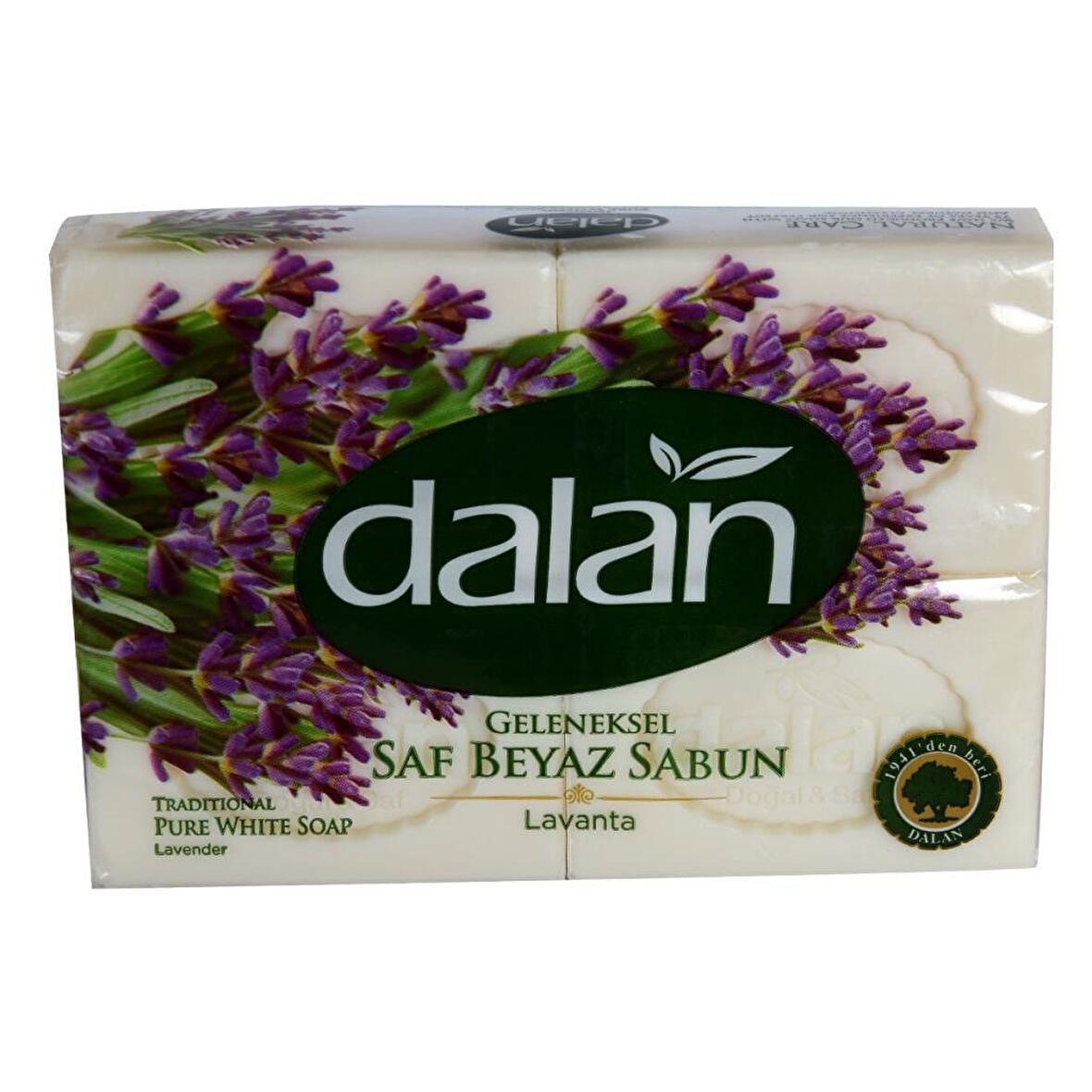 Dalan Doğal Saf Beyaz Lavantalı Sabun 150 Gr x 4 Adet