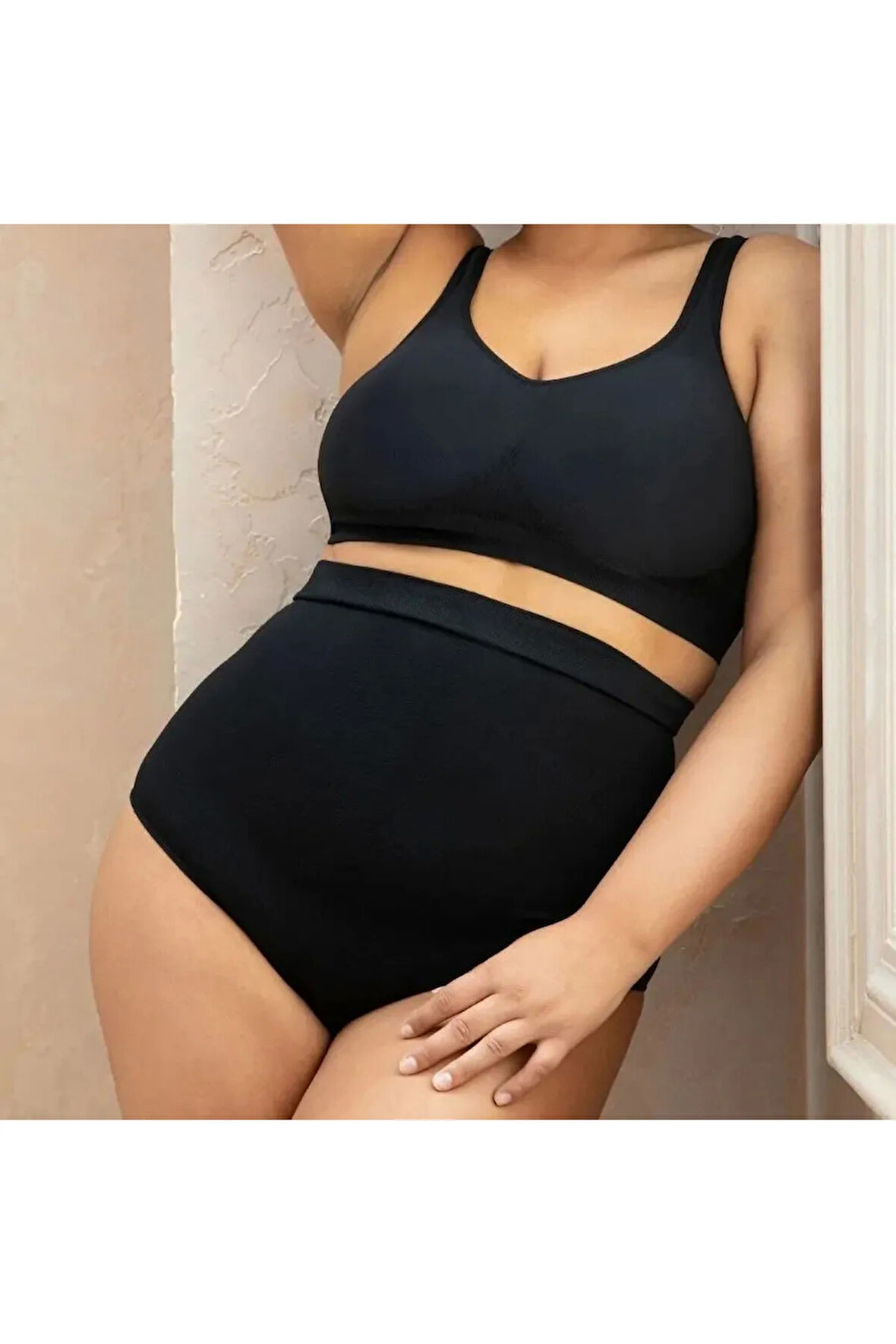 Kadınlar İçin Günlük Konforlu Korse Slip Yüksek Bel Basen