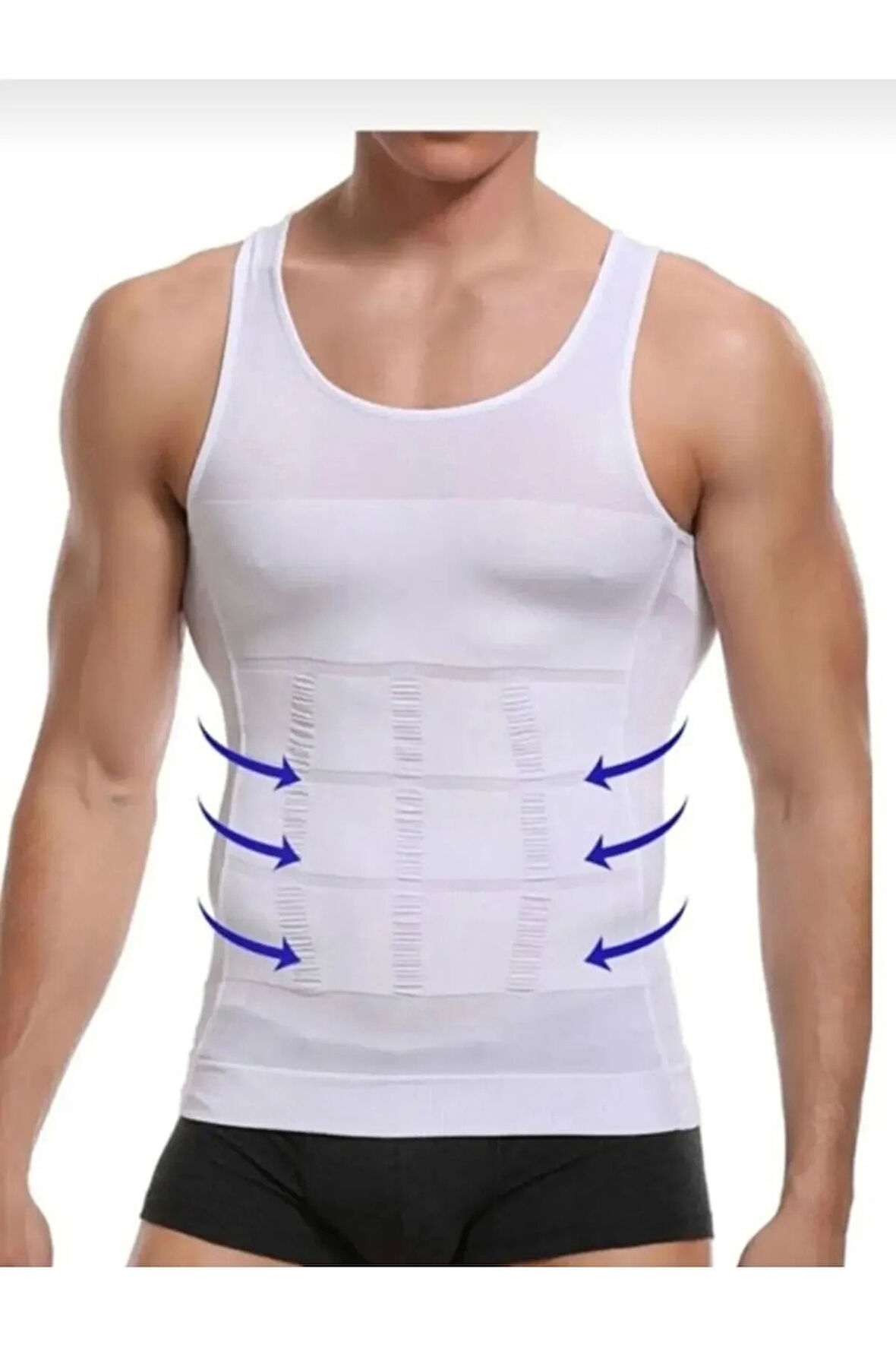 Erkek Atlet Korse Toparlayıcı Sıkılaştırıcı Duble Atlet Korse