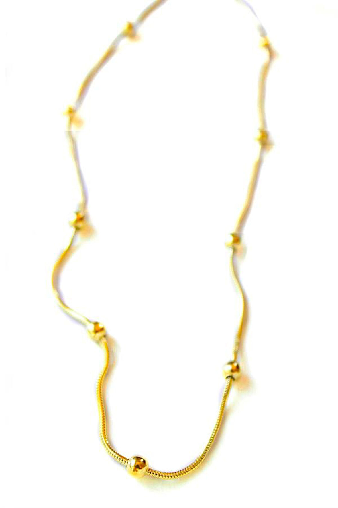 Top Zincir Kolye - Altın