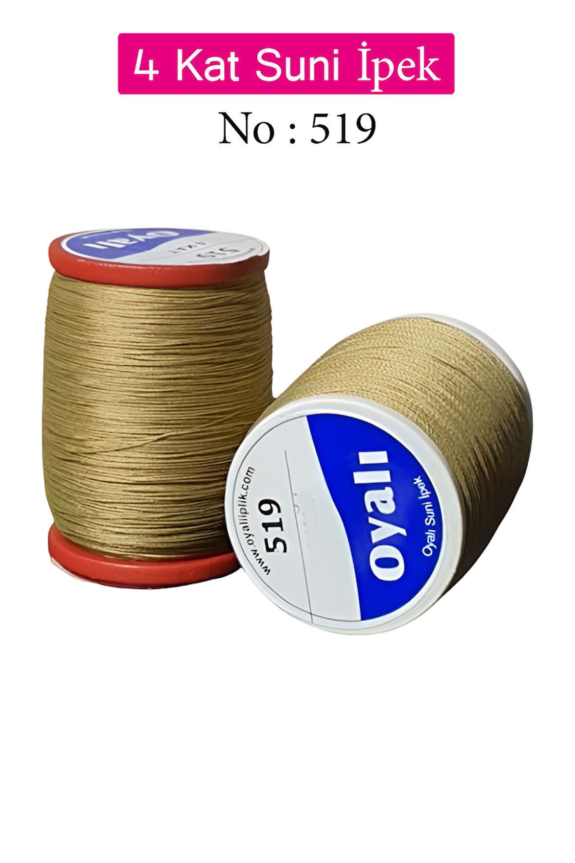 Oyalı 4 Kat Suni İpek İplik İğne Oyası Boncuk İpi Tığ Oyası No:519