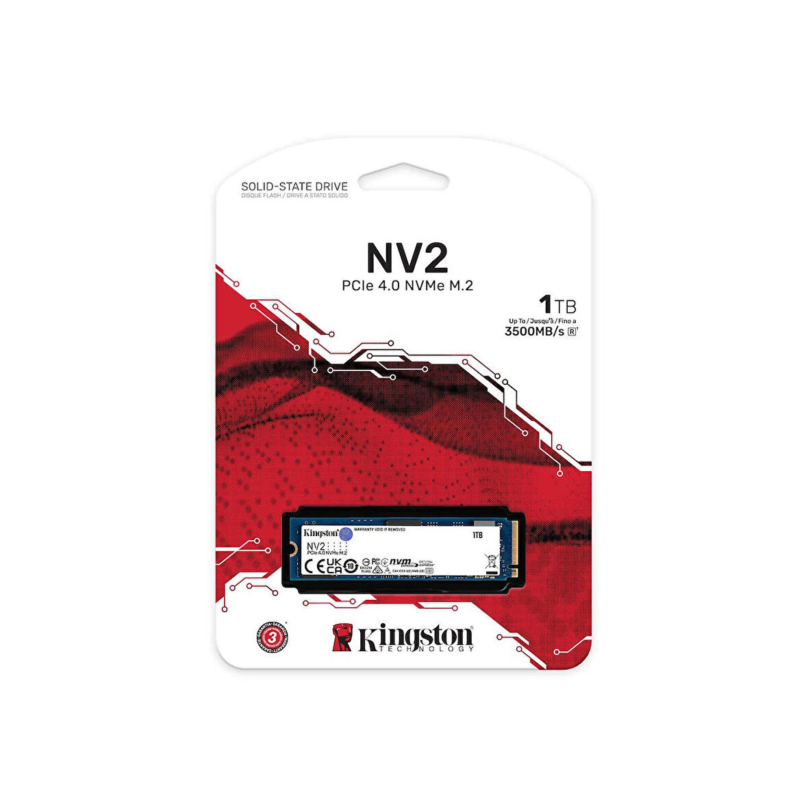 Kingston NV2 M2 1 TB M.2 2100 MB/s 3500 MB/s SSD 