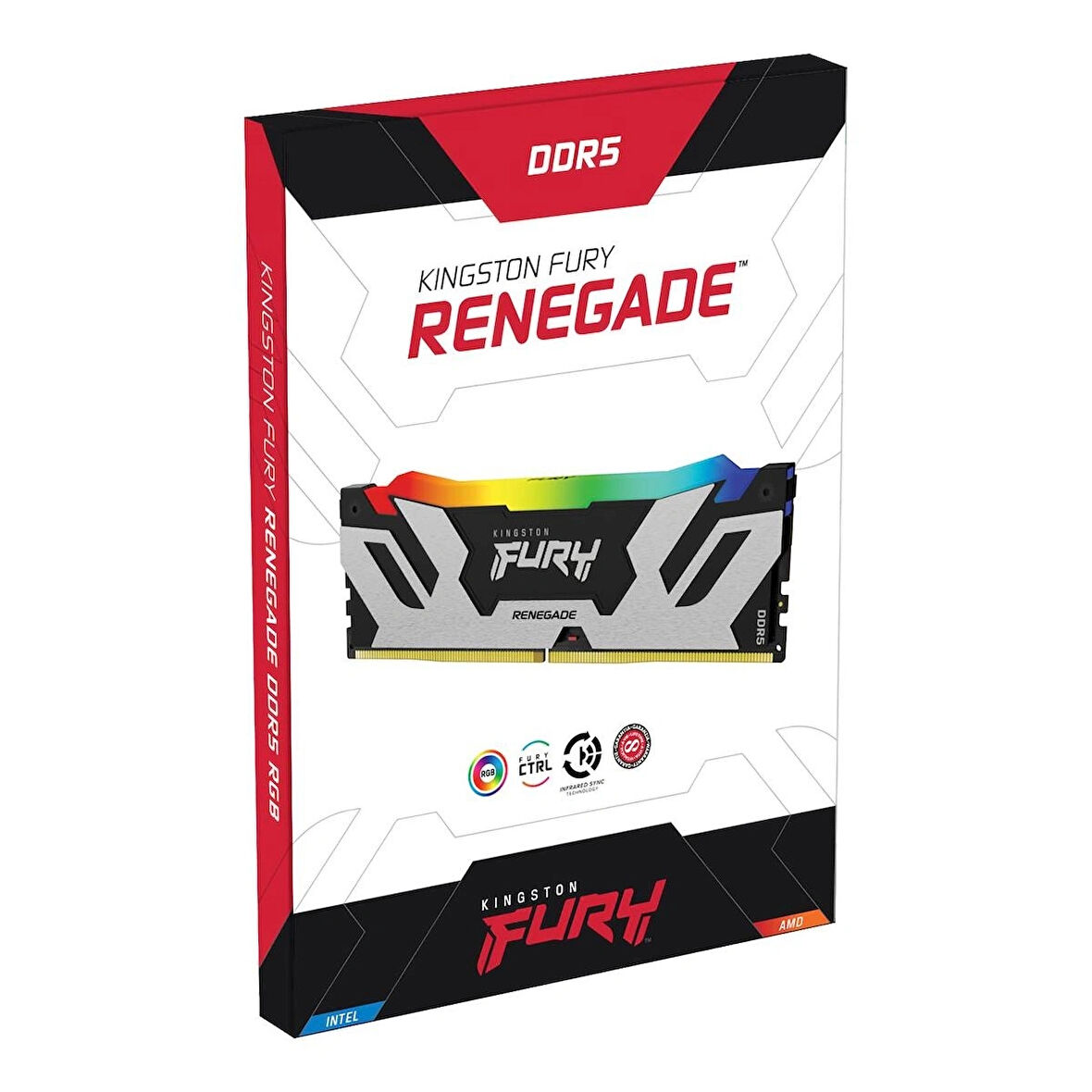 Kingston Fury Renegade RGB 24 GB 7200 MHz CL38 DDR5 KF572C38RSA/24 Ram