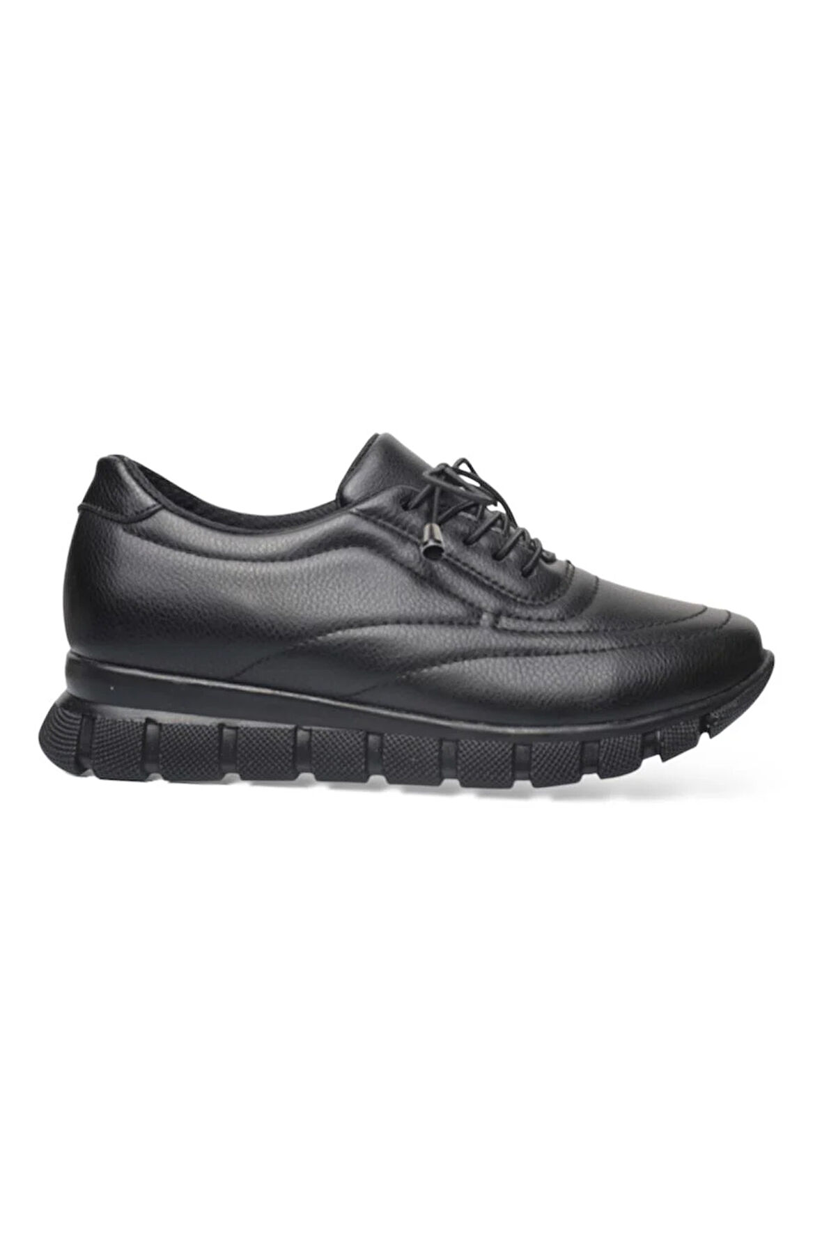 Kadın Günlük Rahat Comfort Taban  Spor Sneaker Ayakkabı SİYAH