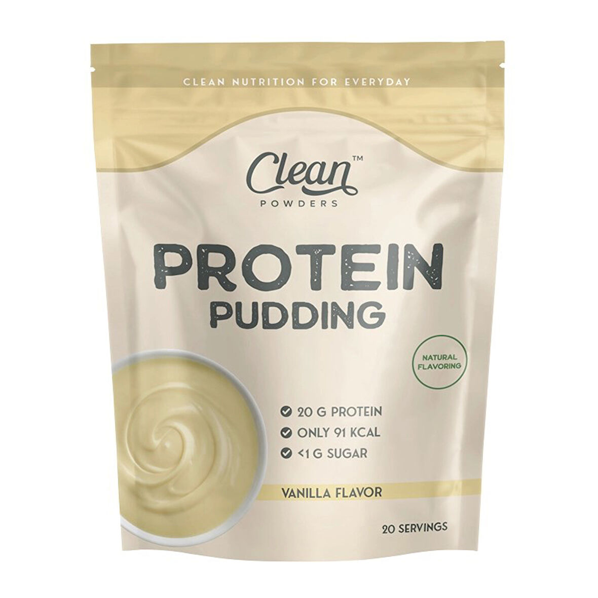 Clean Powders Protein Pudding 500 Gr Vanilya 