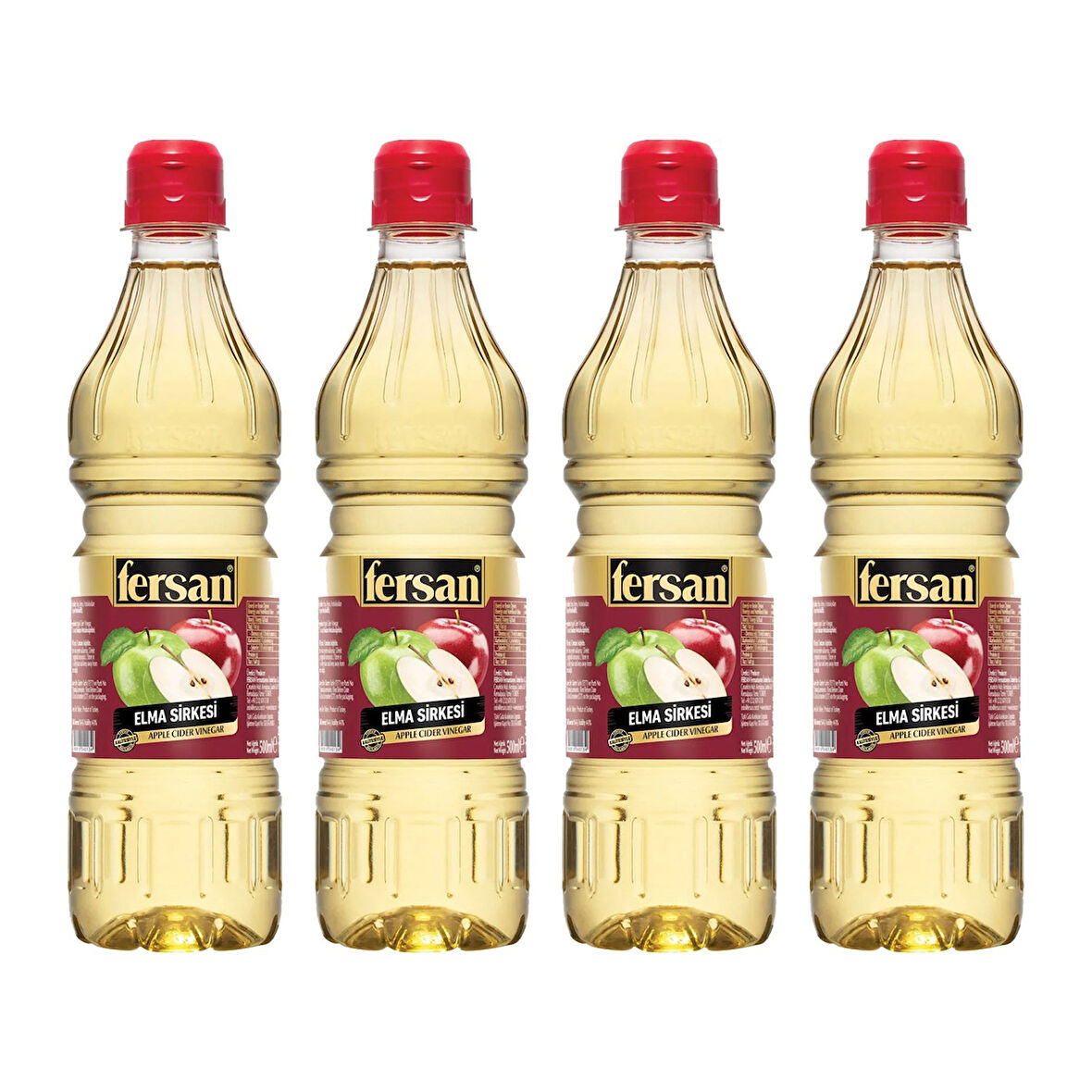 Fersan Elma Sirkesi 500 ml Pet x 4 Adet