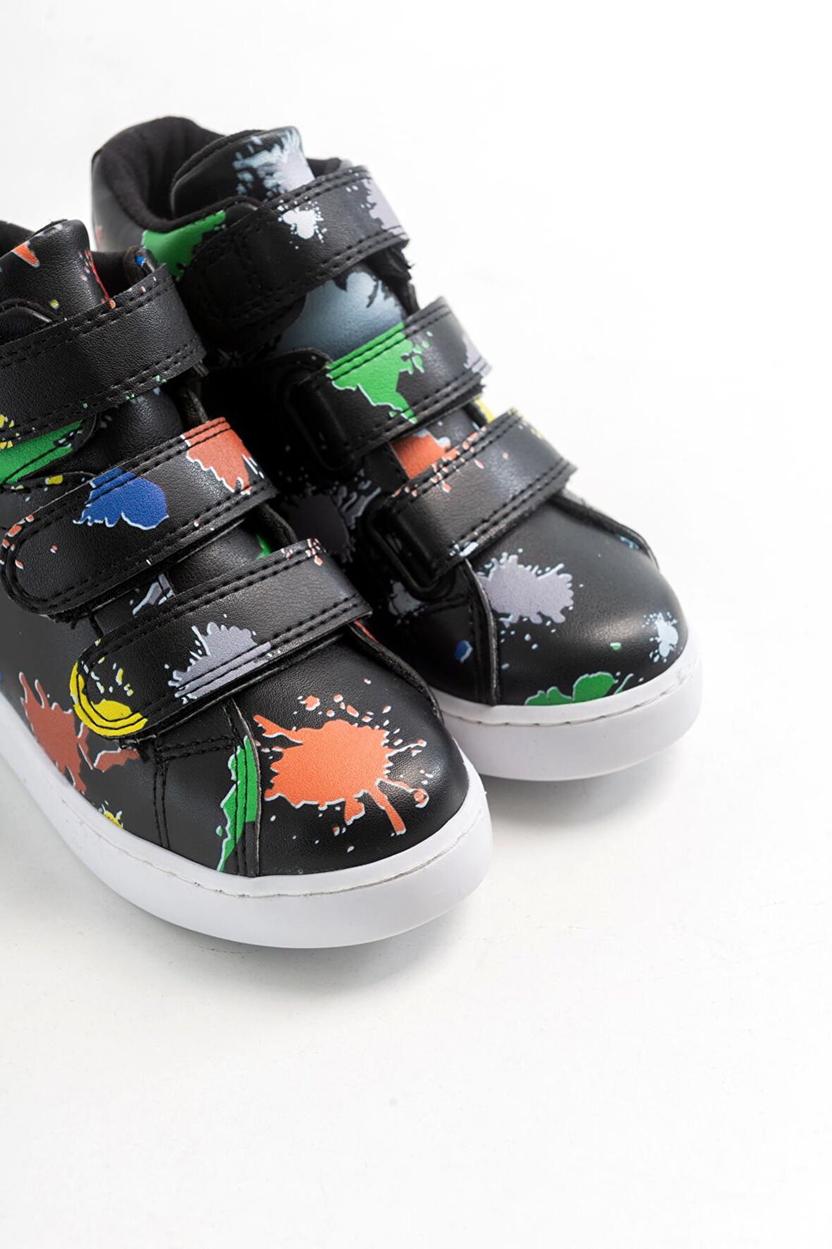 Mnpc  Erkek Çocuk Siyah Suni Deri Çocuk Bot