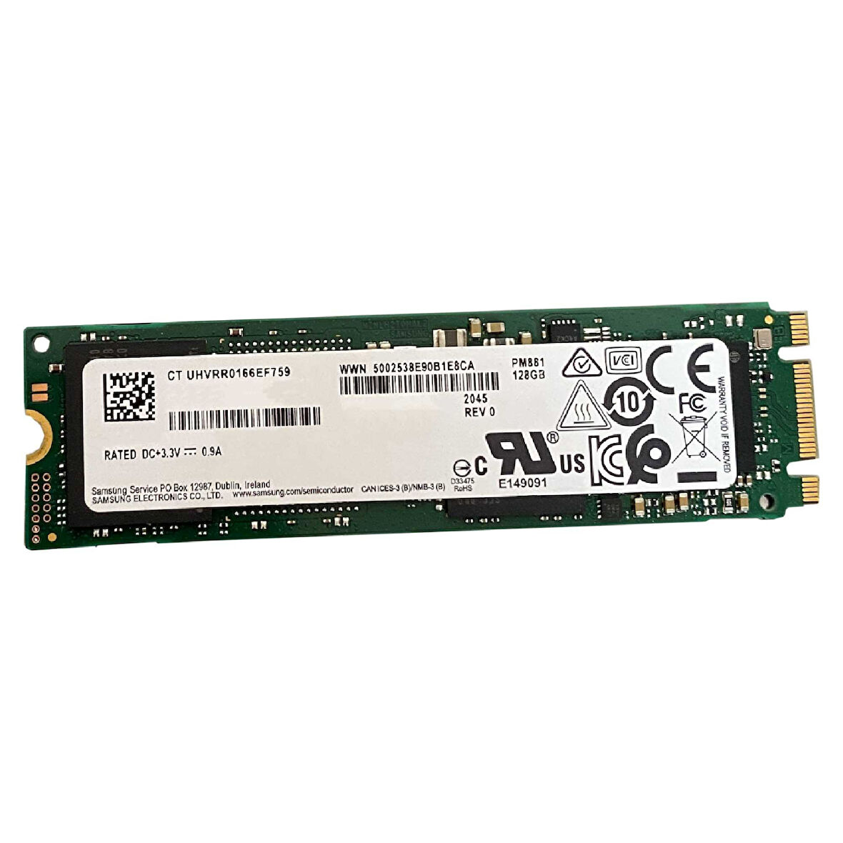 SAMSUNG PM881 128GB 22x80 M.2 SATA SSD