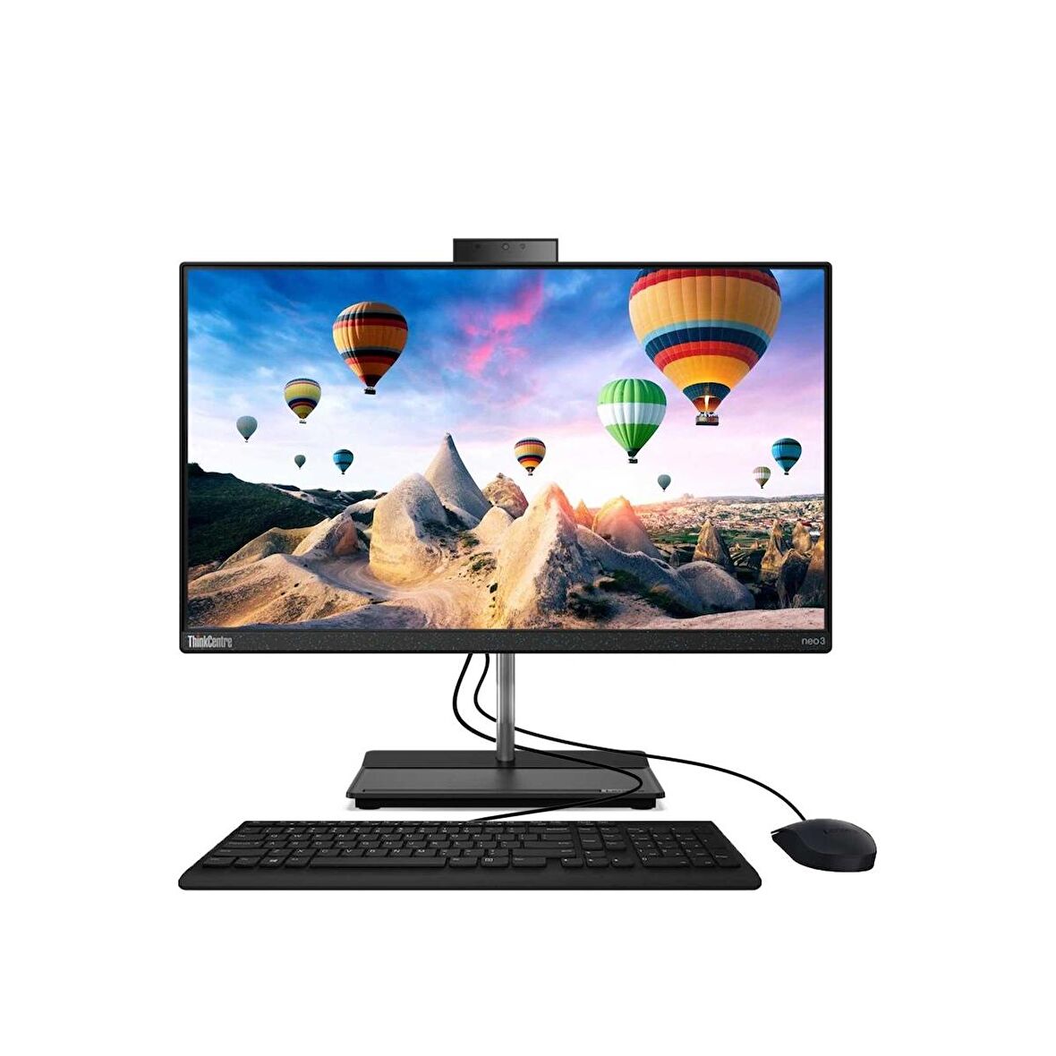 Lenovo ThinkCentre Neo 30A 12CE004KTX05 Intel Core i5-1235U 16 GB Ram 1 TB SSD Iris Xe Graphics 23.8" Full HD All in One PC