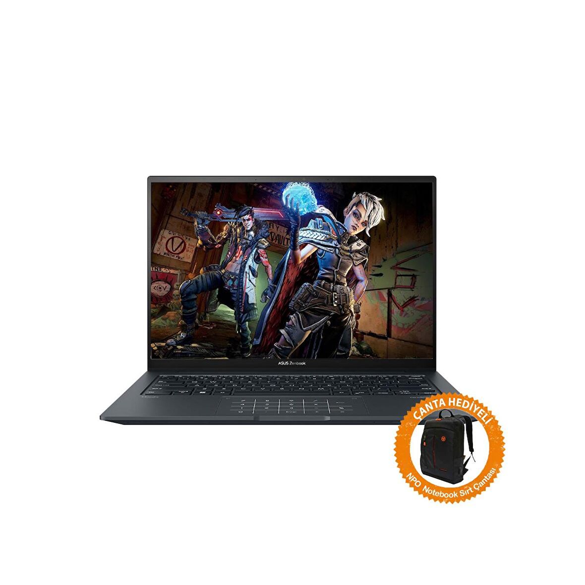 Asus Zenbook 14X OLED Q420VA-EVO.I00TT01 i7-13700H 16GB 1TBSSD 14.5" 2.8K Touch W11H Taşınabilir Bilgisayar-CNT002