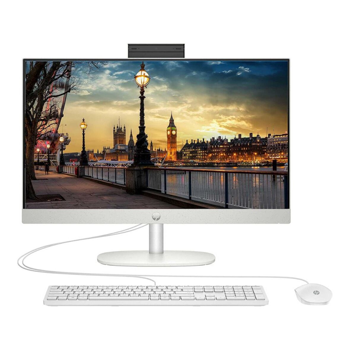 HP ProOne 245 G10 8T2W6ES03 Ryzen5 7520U 16GB 512SSD 23.8" FullHD W11P All In One Bilgisayar