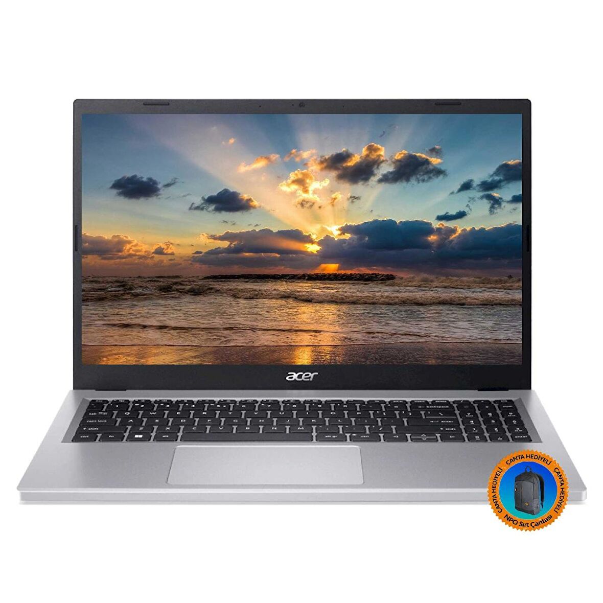 Acer Aspire 3 A315-510P-38X0 NX.KDHEY.003A3 i3-N305 8GB 256SSD 15.6" FullHD W11H Taşınabilir Bilgisayar-CNT004