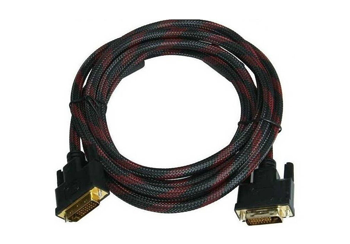 Ancheyn Dvi To Dvi Monitör Ekran Kablosu 3 Metre Ara Bağlantı Dvi-D 24+1 Örgü Kablo 4632