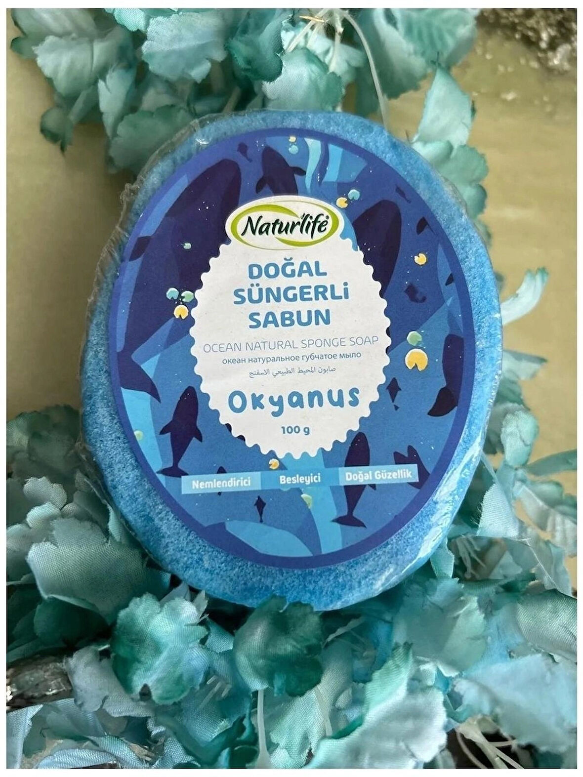 NATURLİFE SÜNGERLİ SABUN OKYANUS 100GR 