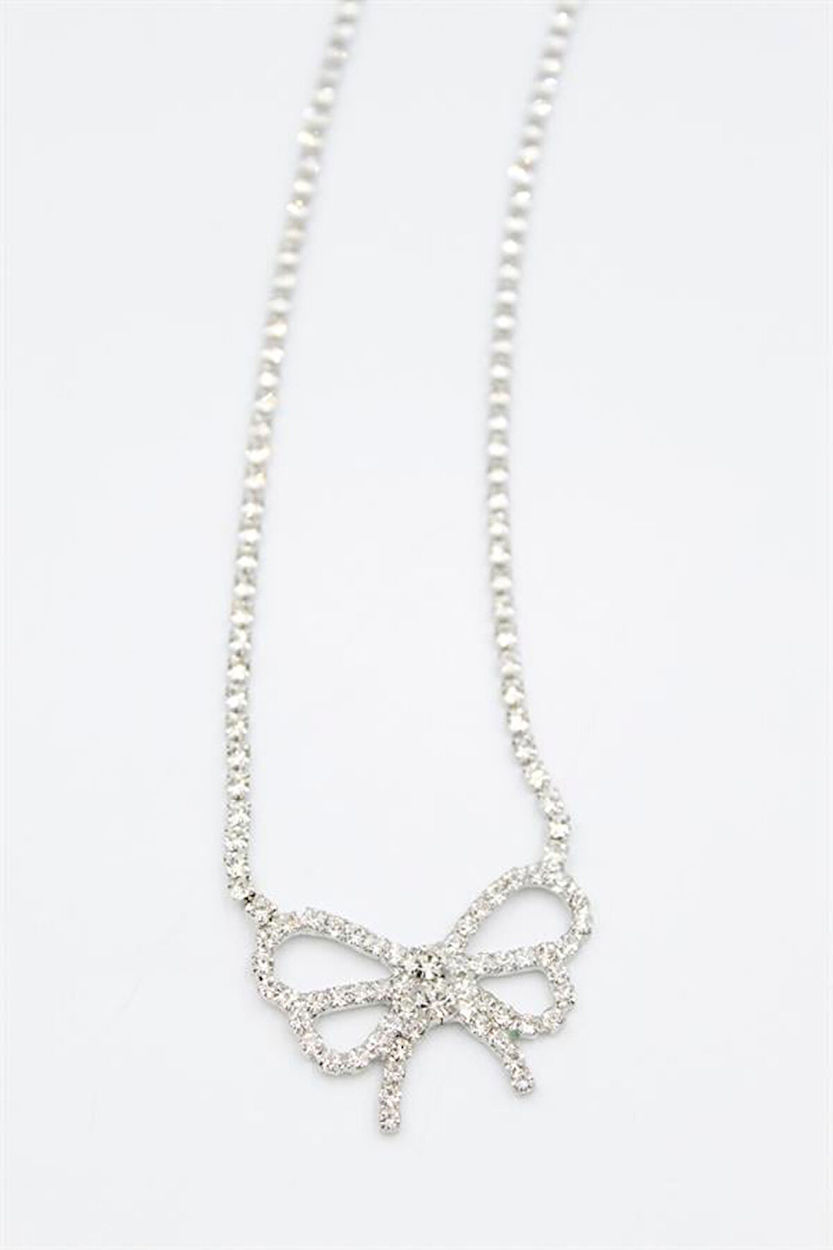 Fiyonk Kolye - Gümüş Rengi