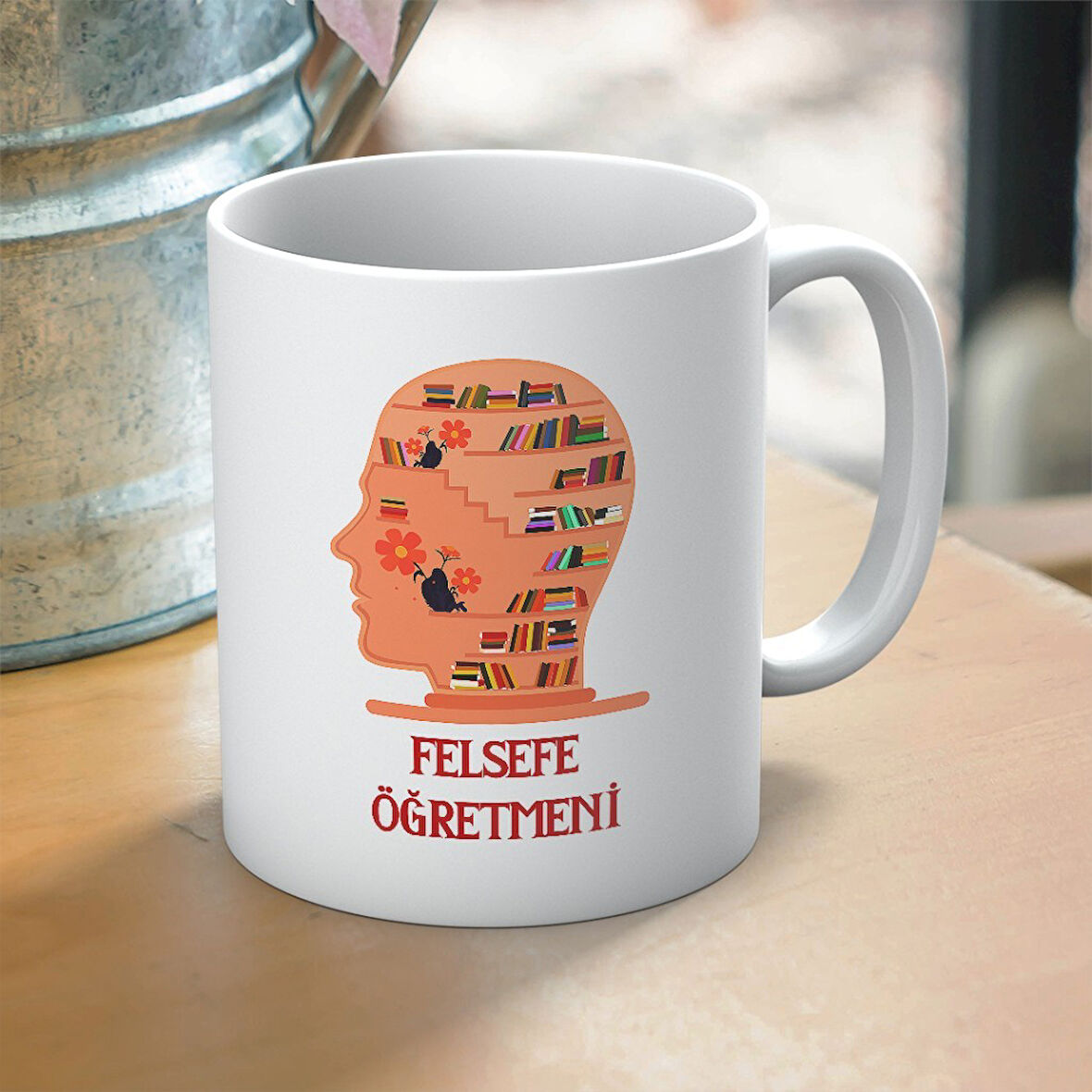 Felsefe Öğretmenlerine Özel Öğretmenler Günü Hediyelik Baskılı Kupa