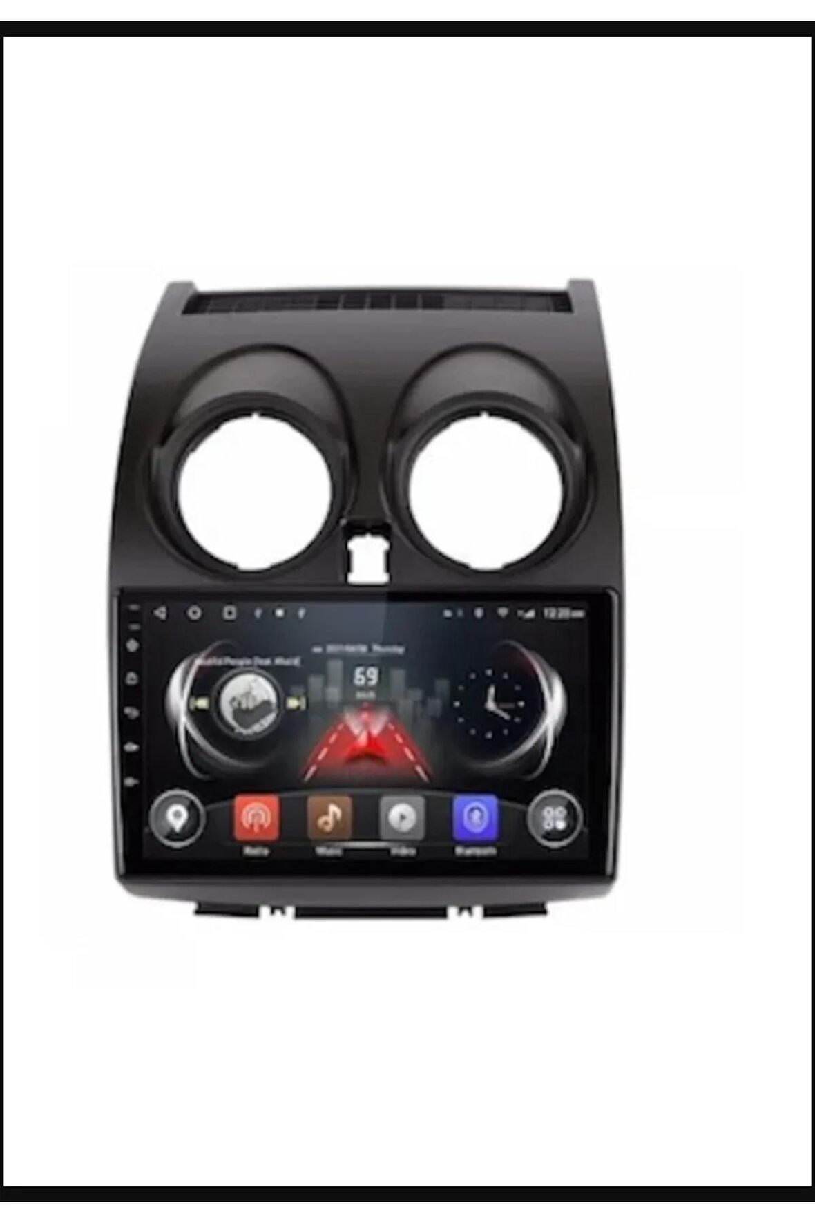Nissan Qashqai 2007-2015 Model Uyumlu 4-32 Gb 9 Inç Multimedia Sistemi (GÖRSEL TEMSİLİDİR)