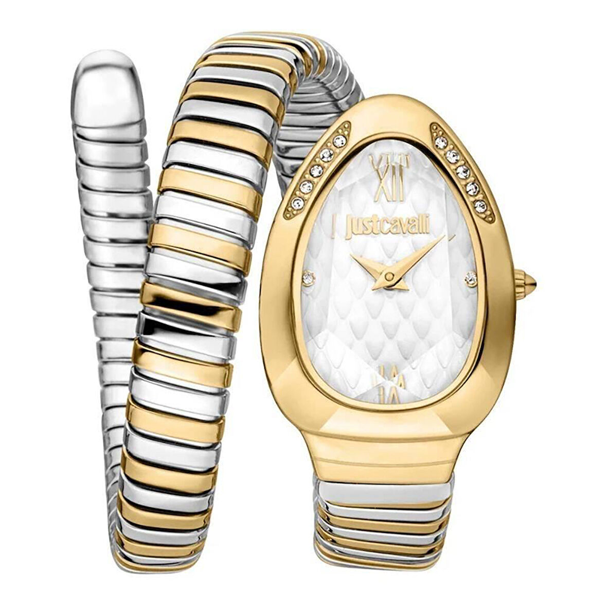 JUST CAVALLİ İKİ RENKLİ KADIN KOL SAATİ