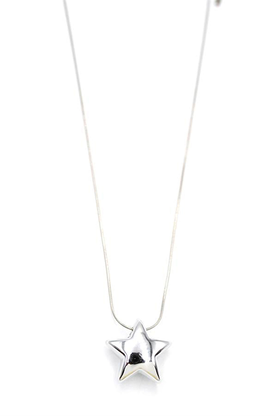 Yıldız Kolye - Gümüş Rengi