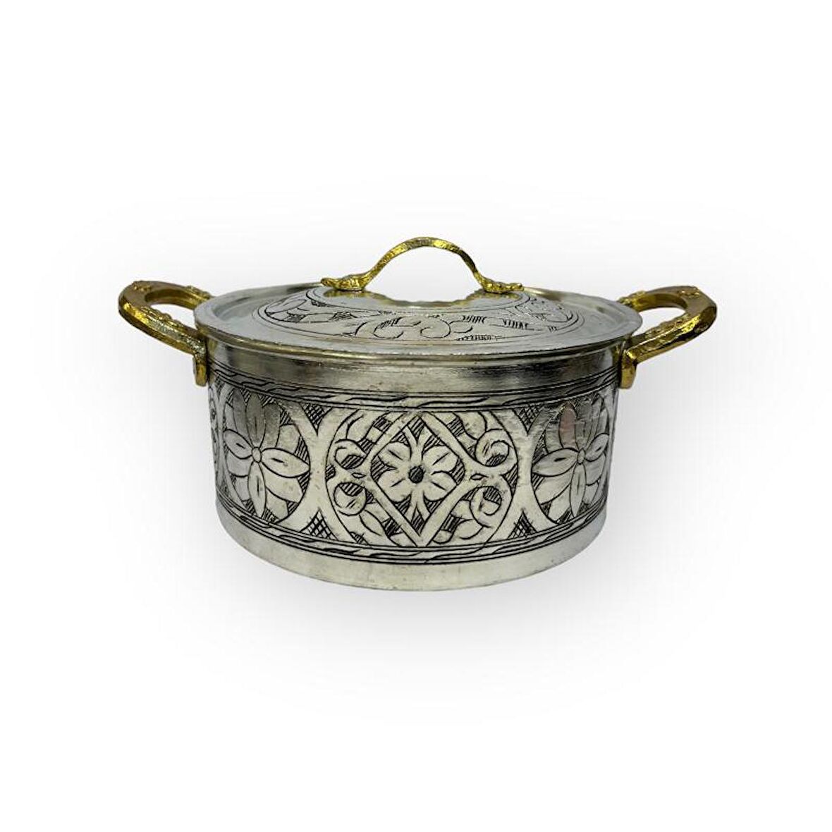 Oyma İşlemeli Dik Tencere No:2