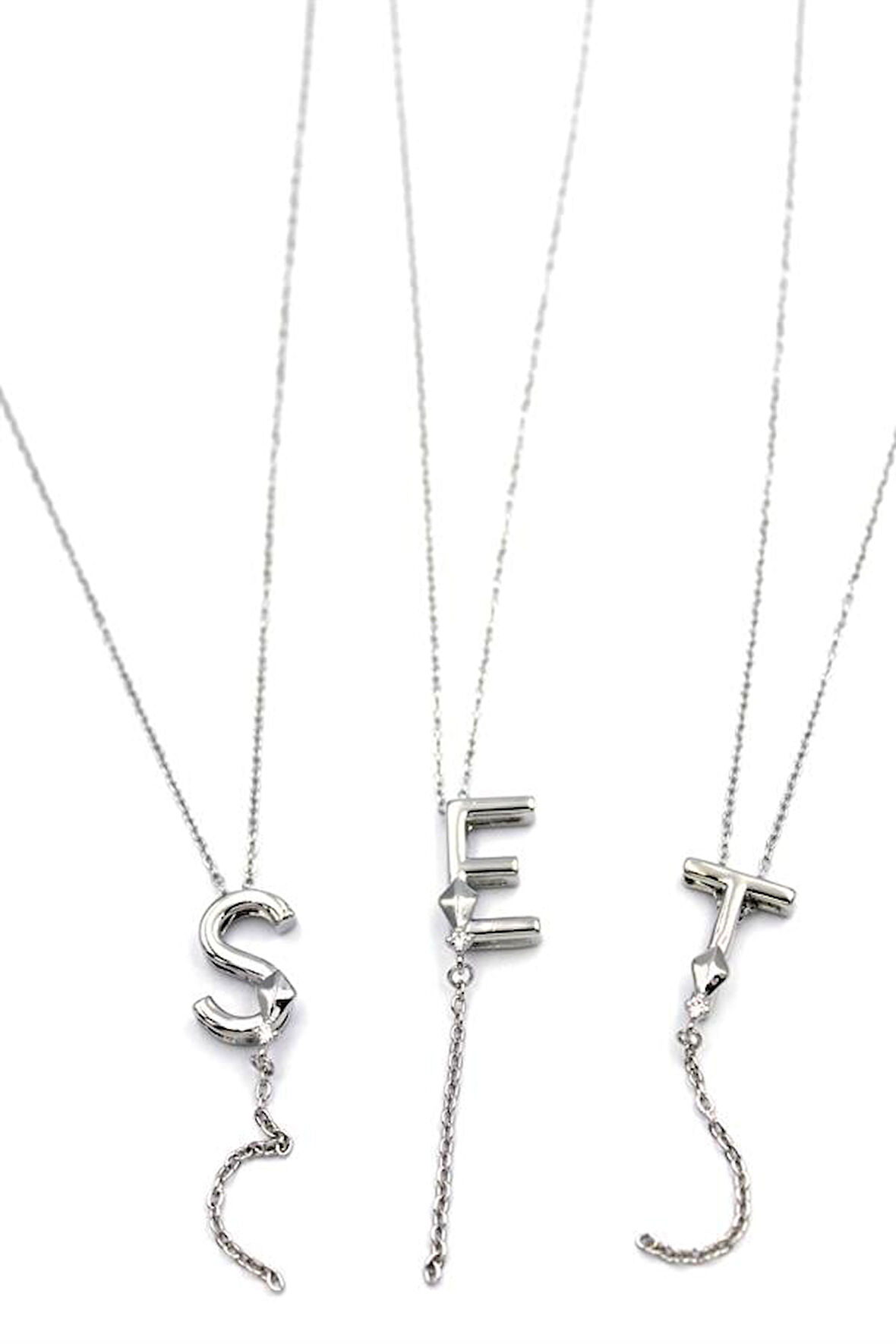 Uzak Şehir Harf Kolye - Gümüş