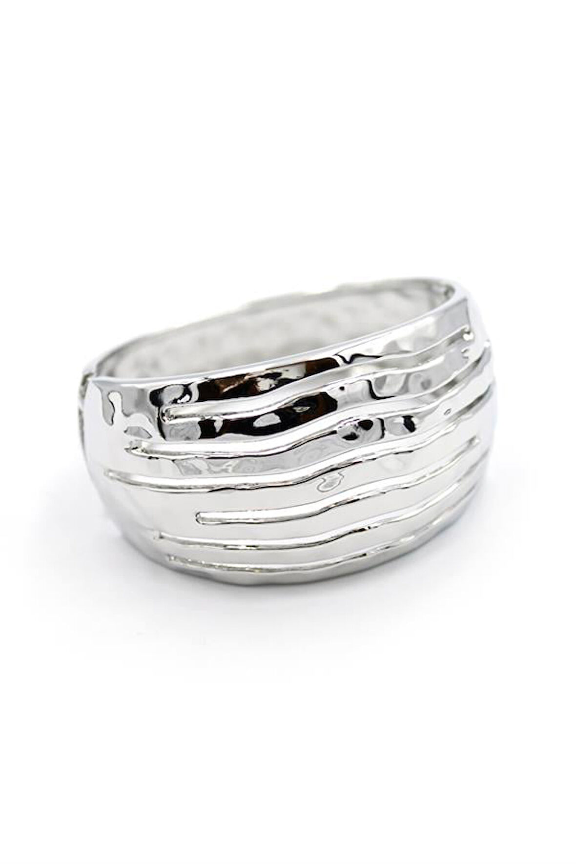 Kelepçe Bilezik - Gümüş